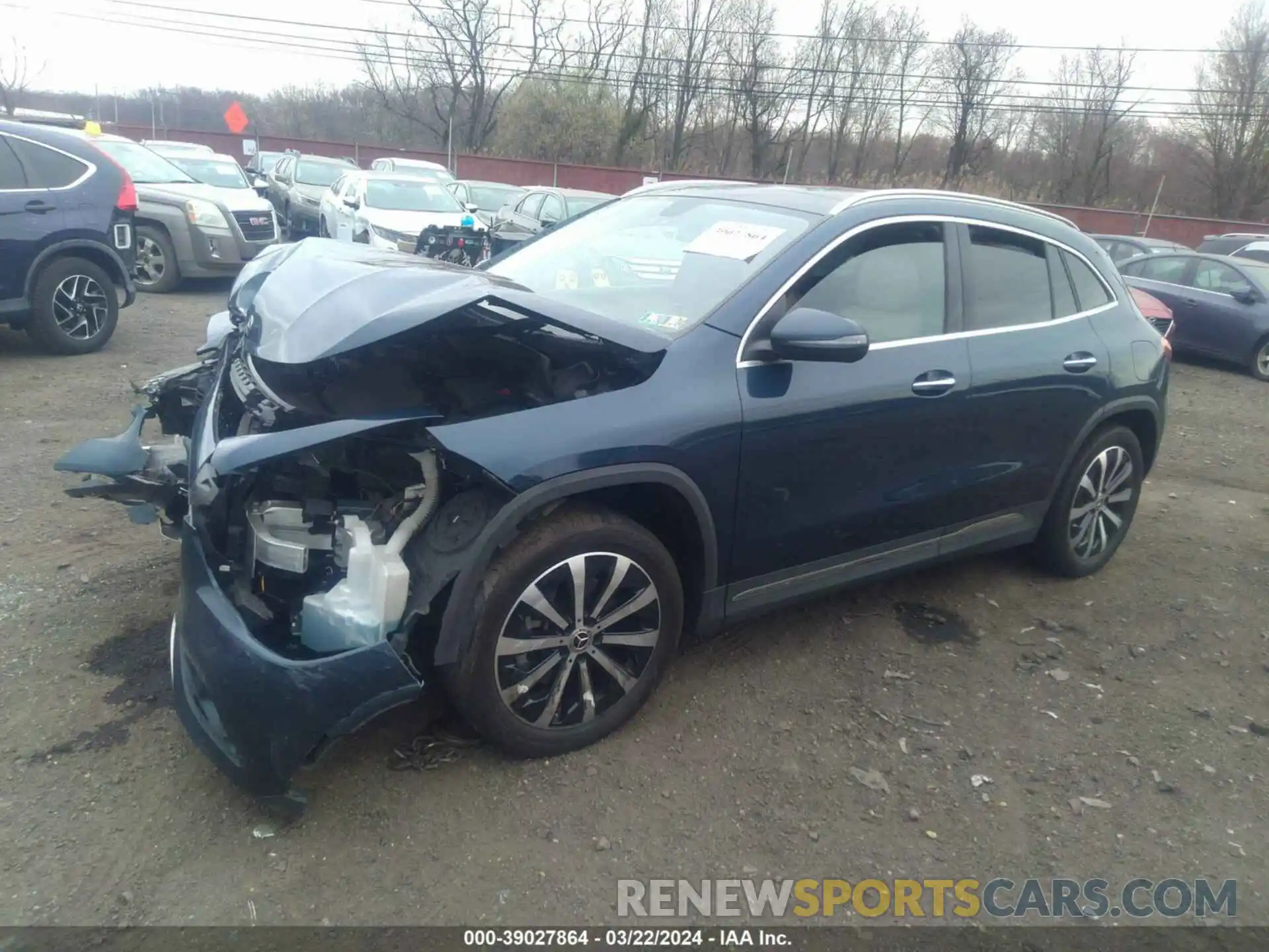 2 Photograph of a damaged car W1N4N4HB3MJ254505 MERCEDES-BENZ GLA 250 2021