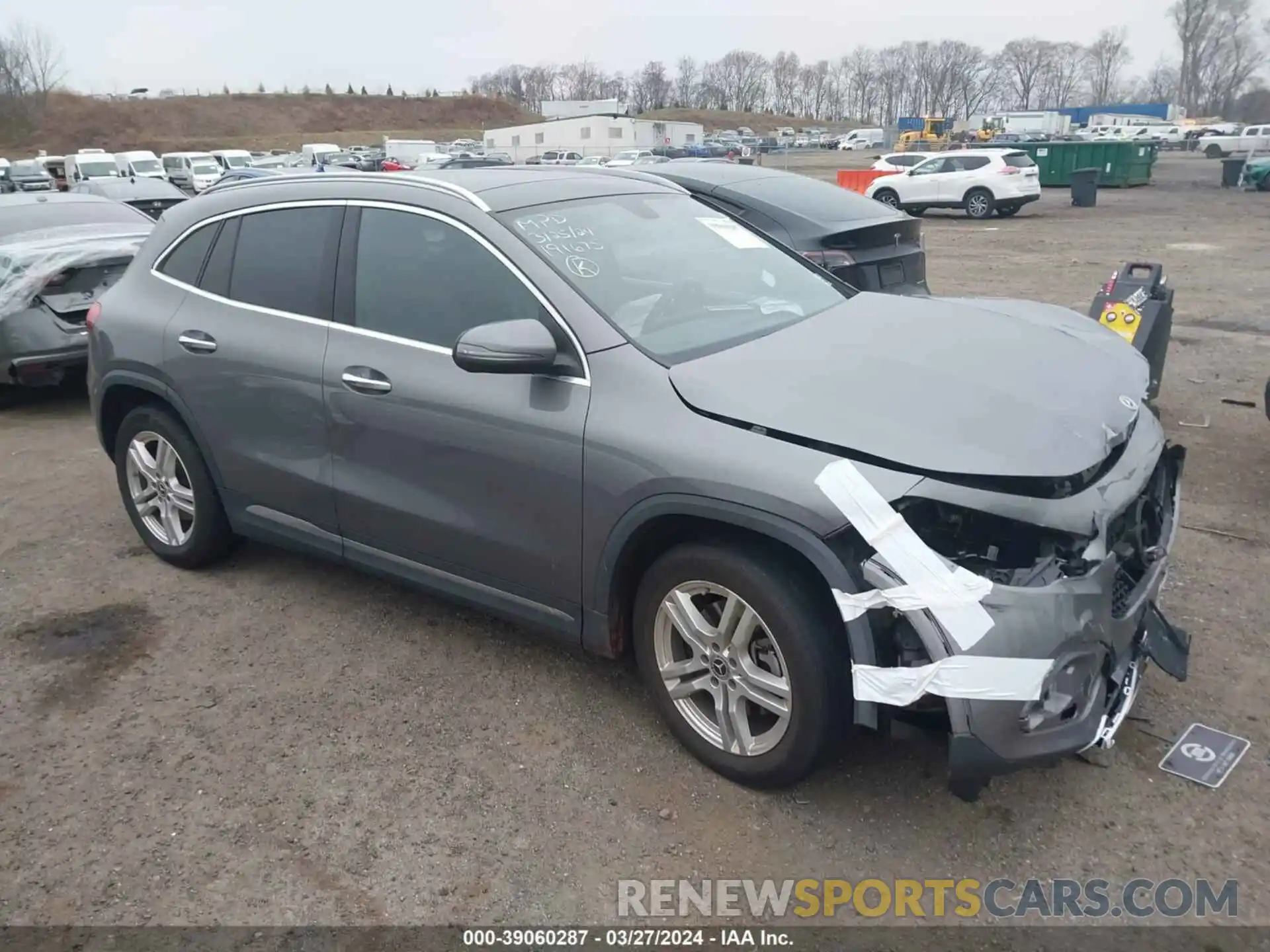 1 Photograph of a damaged car W1N4N4HB8MJ191675 MERCEDES-BENZ GLA 250 2021