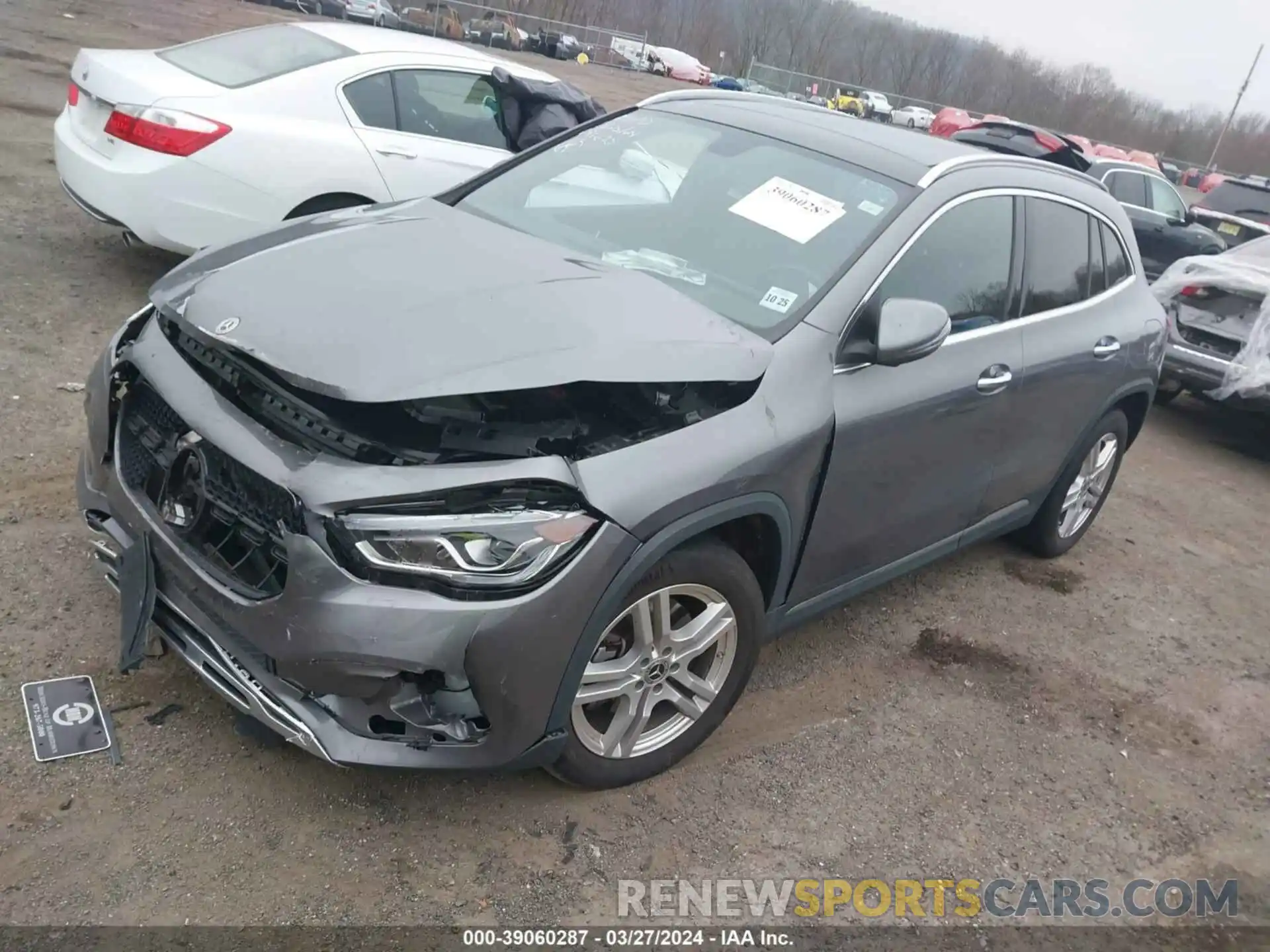 2 Photograph of a damaged car W1N4N4HB8MJ191675 MERCEDES-BENZ GLA 250 2021