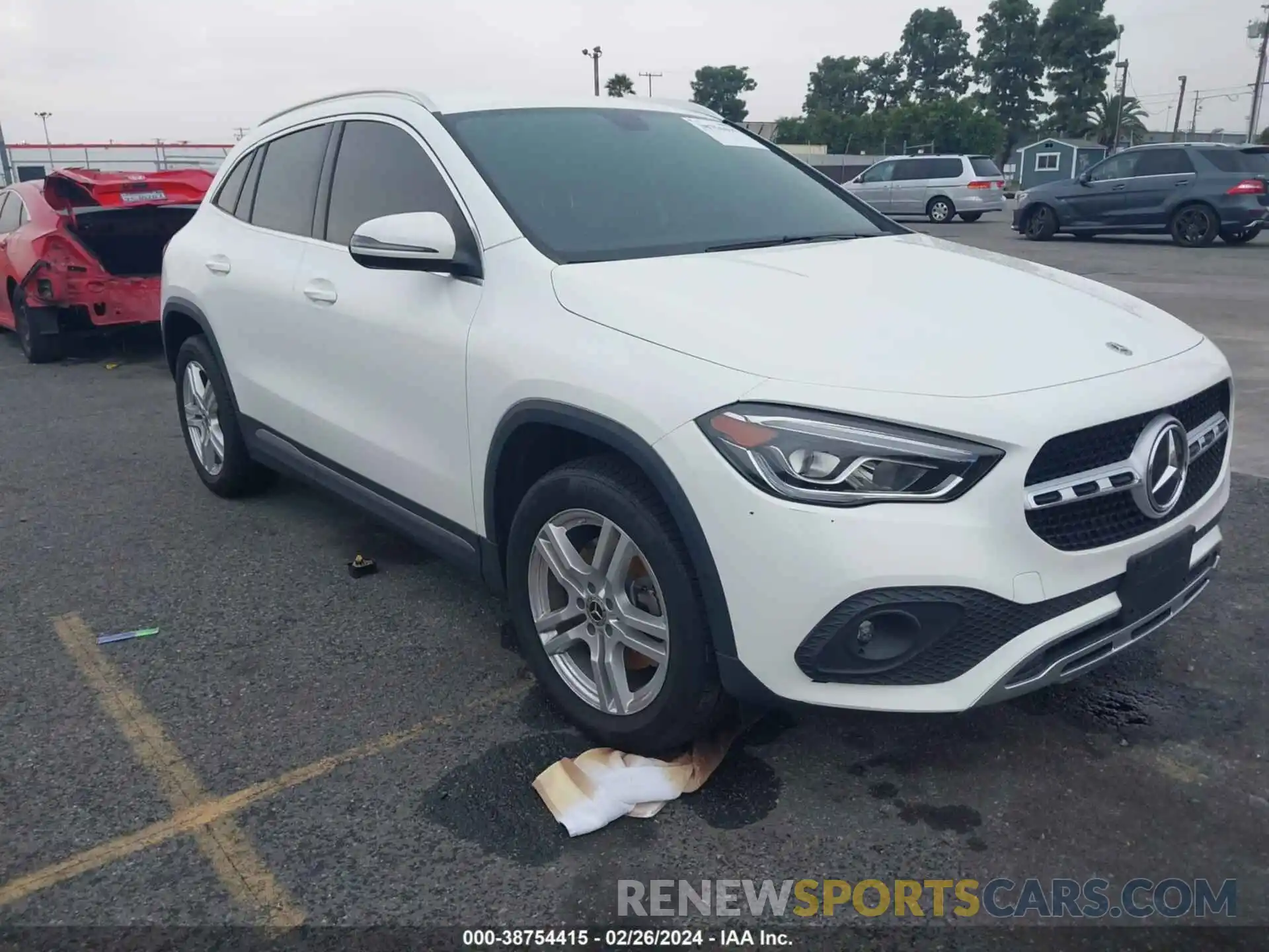 1 Photograph of a damaged car W1N4N4GB3PJ431690 MERCEDES-BENZ GLA 250 2023