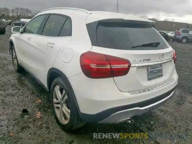 3 Photograph of a damaged car WDCTG4GB0KU005244 MERCEDES-BENZ GLA 250 4M 2019