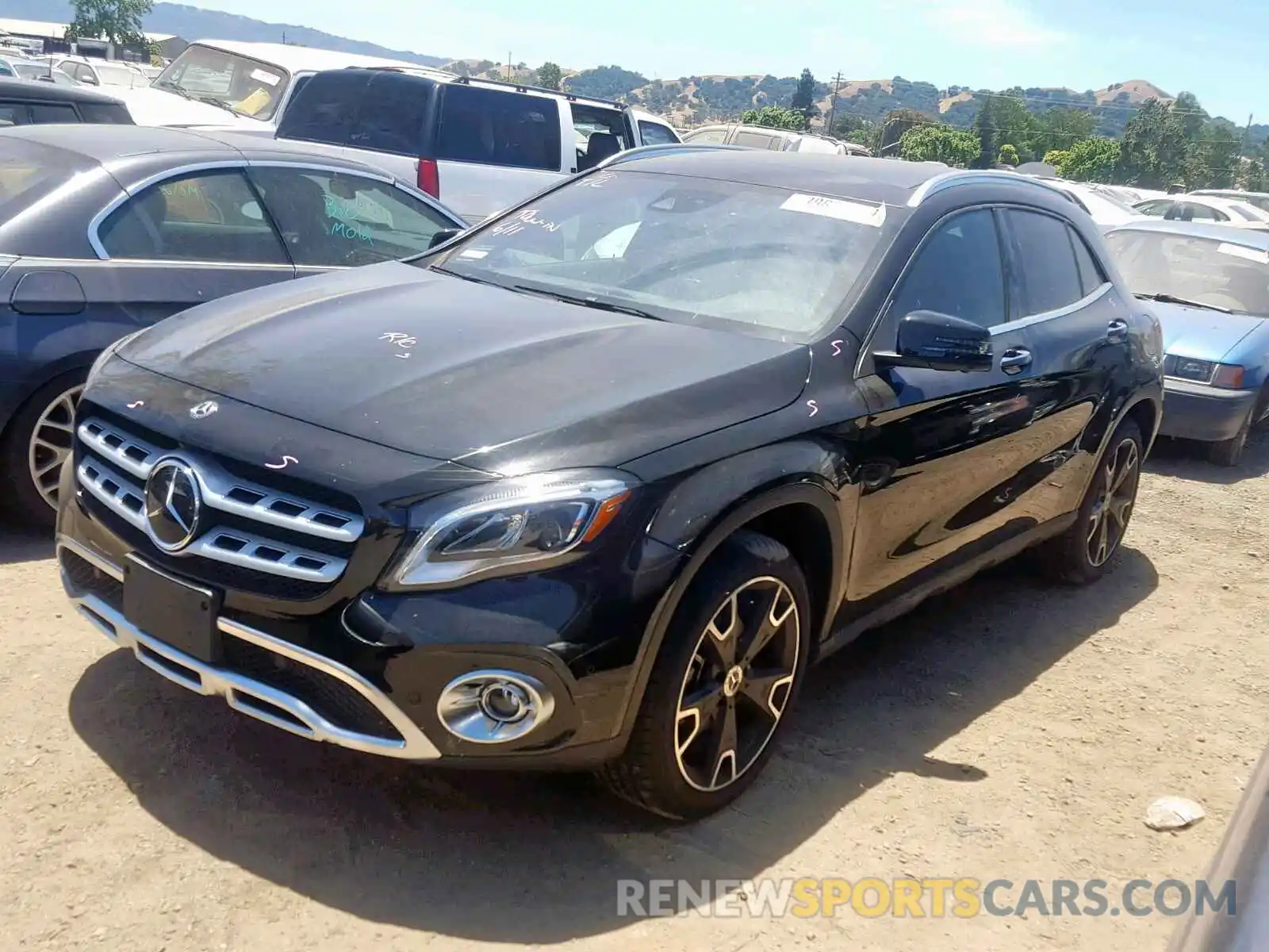 2 Photograph of a damaged car WDCTG4GB1KU006726 MERCEDES-BENZ GLA 250 4M 2019