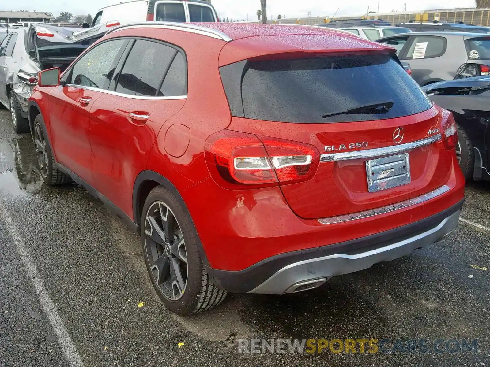 3 Photograph of a damaged car WDCTG4GB2KU003625 MERCEDES-BENZ GLA 250 4M 2019