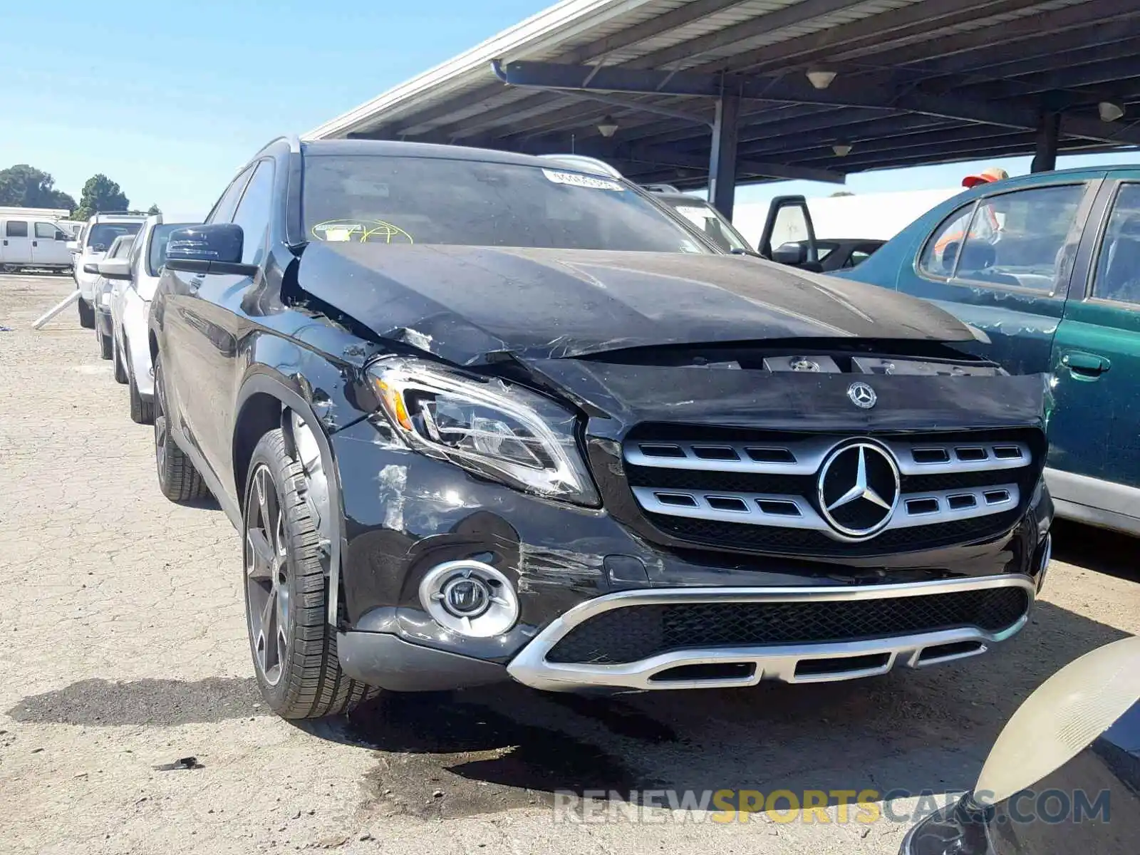 1 Photograph of a damaged car WDCTG4GB3KJ553711 MERCEDES-BENZ GLA 250 4M 2019