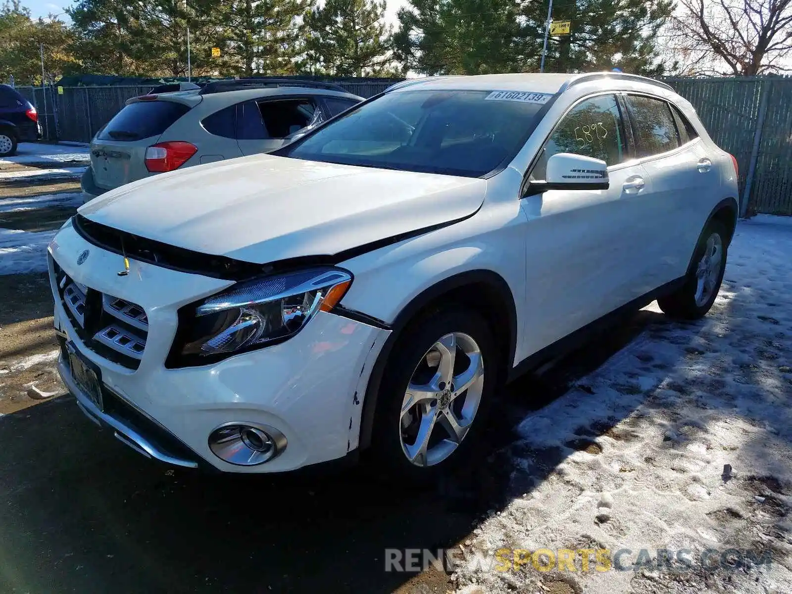 2 Photograph of a damaged car WDCTG4GB3KU000278 MERCEDES-BENZ GLA 250 4M 2019