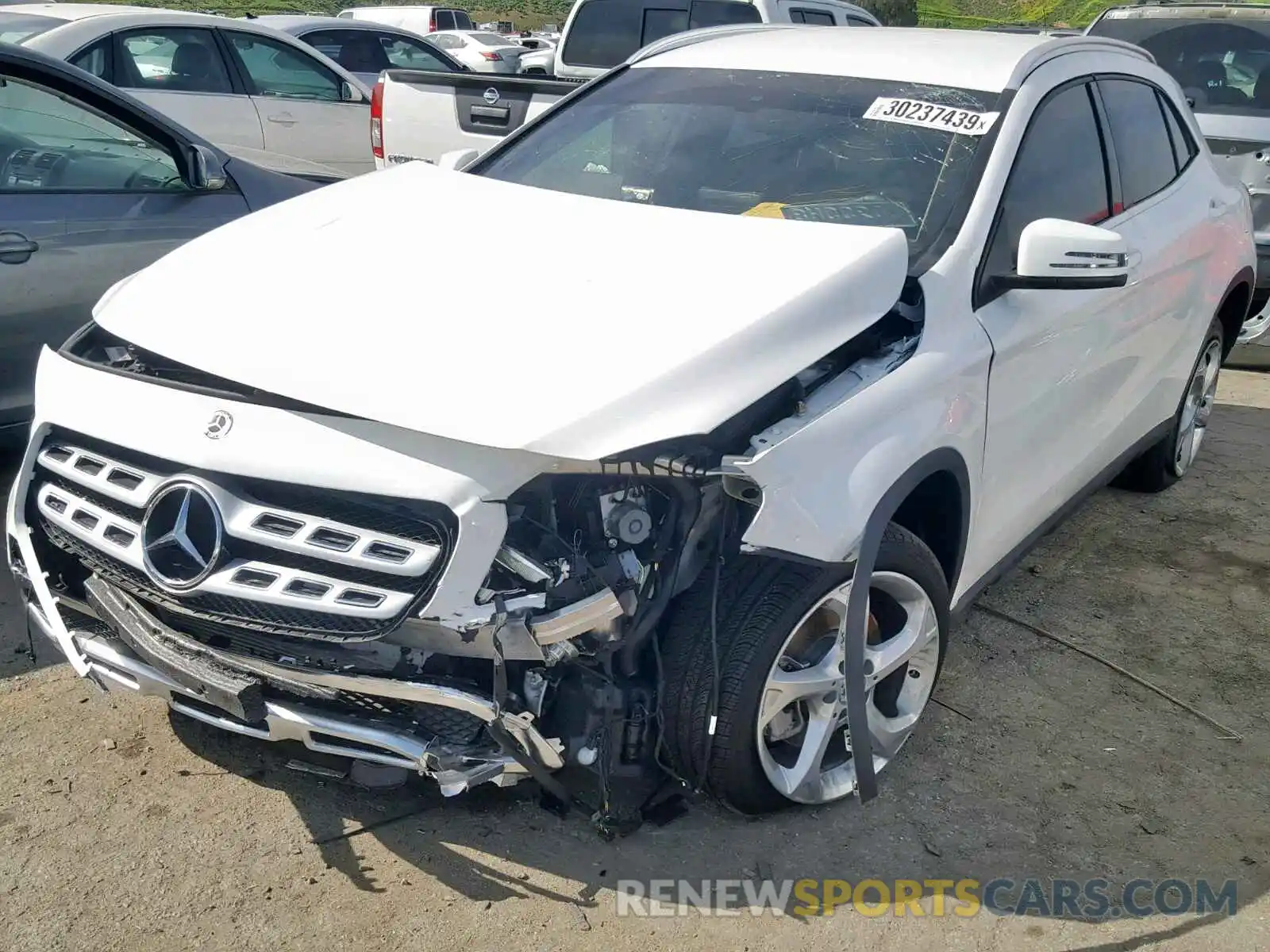 2 Photograph of a damaged car WDCTG4GB3KU002788 MERCEDES-BENZ GLA 250 4M 2019