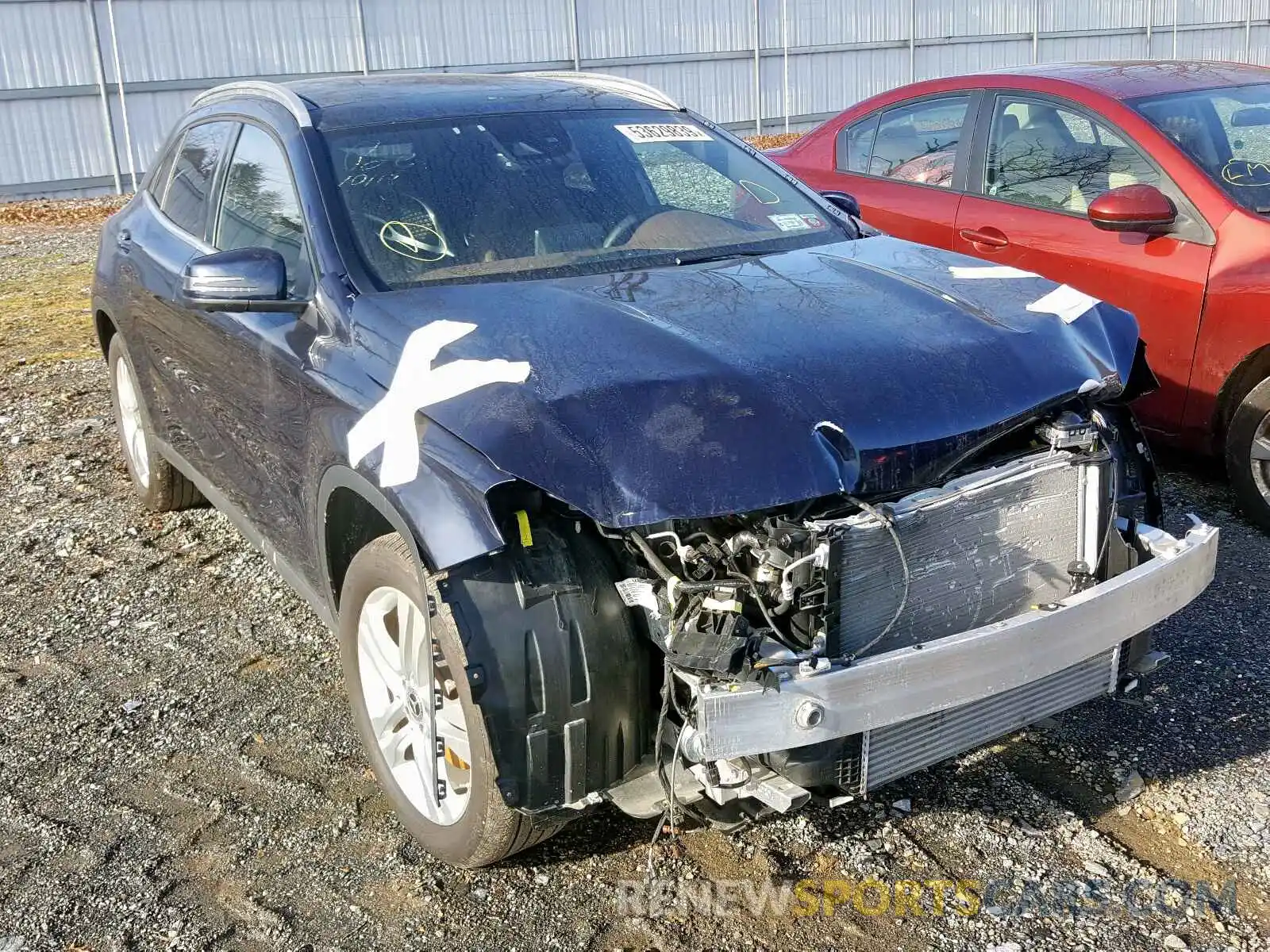 1 Photograph of a damaged car WDCTG4GB4KJ548114 MERCEDES-BENZ GLA 250 4M 2019