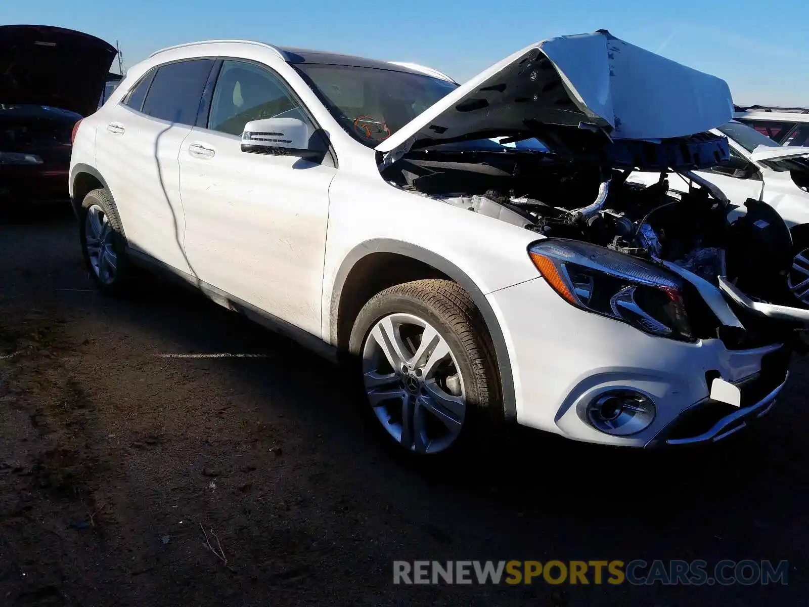 1 Photograph of a damaged car WDCTG4GB4KU003450 MERCEDES-BENZ GLA 250 4M 2019