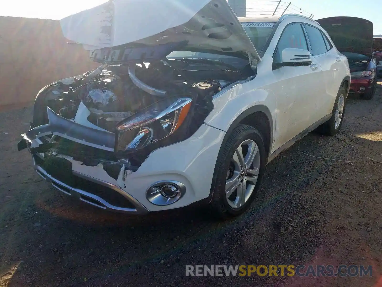 2 Photograph of a damaged car WDCTG4GB4KU003450 MERCEDES-BENZ GLA 250 4M 2019