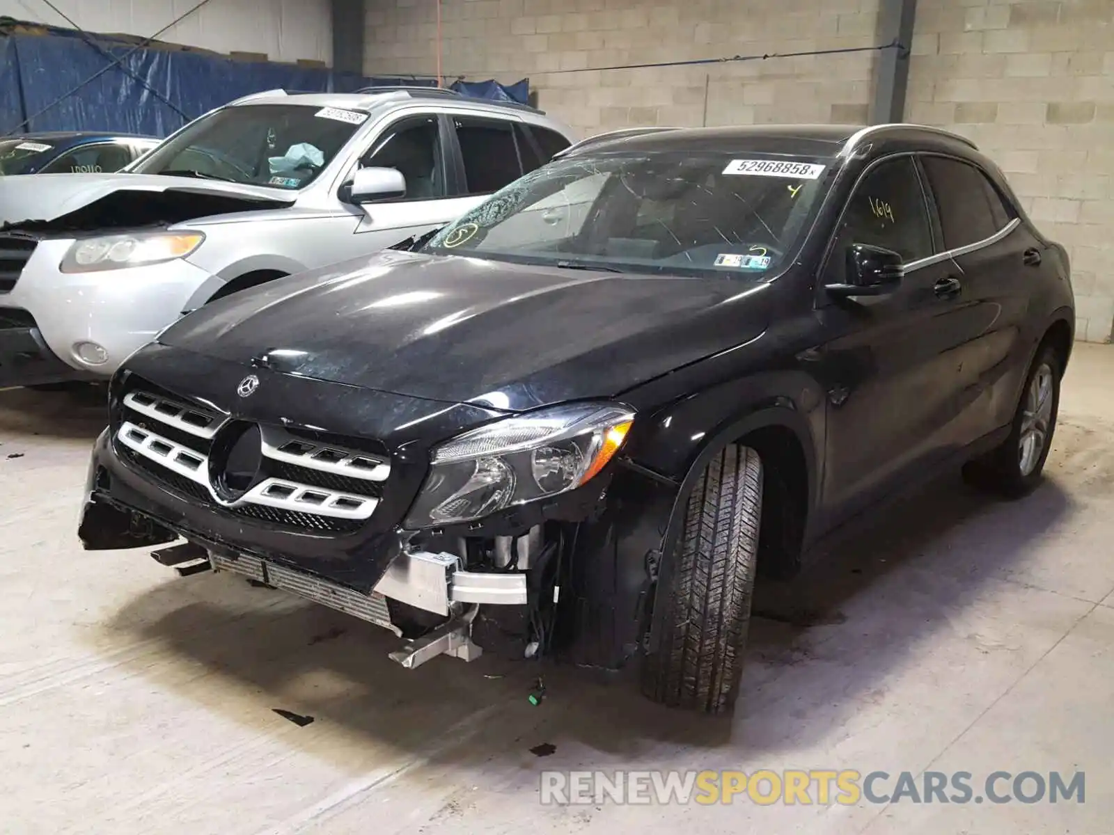 2 Photograph of a damaged car WDCTG4GB5KJ548431 MERCEDES-BENZ GLA 250 4M 2019