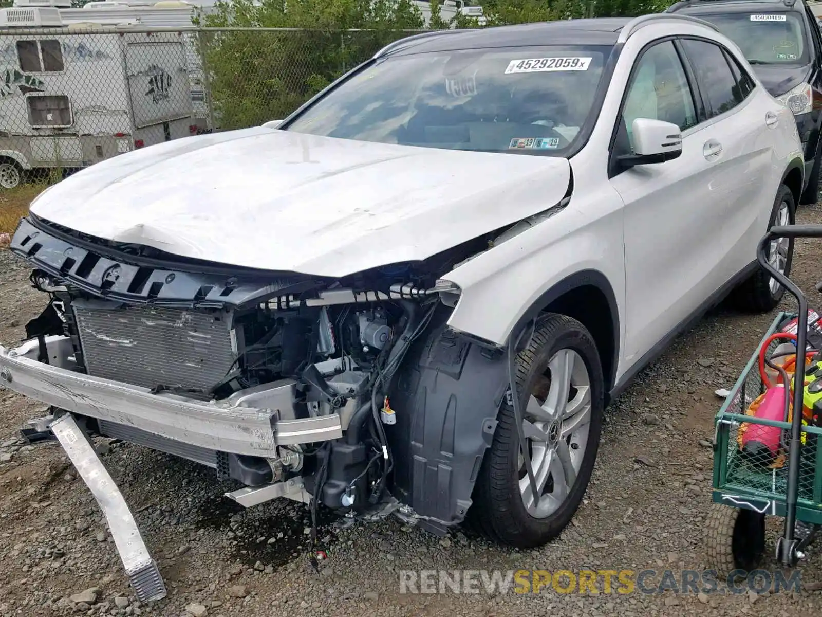 2 Photograph of a damaged car WDCTG4GB6KJ549832 MERCEDES-BENZ GLA 250 4M 2019