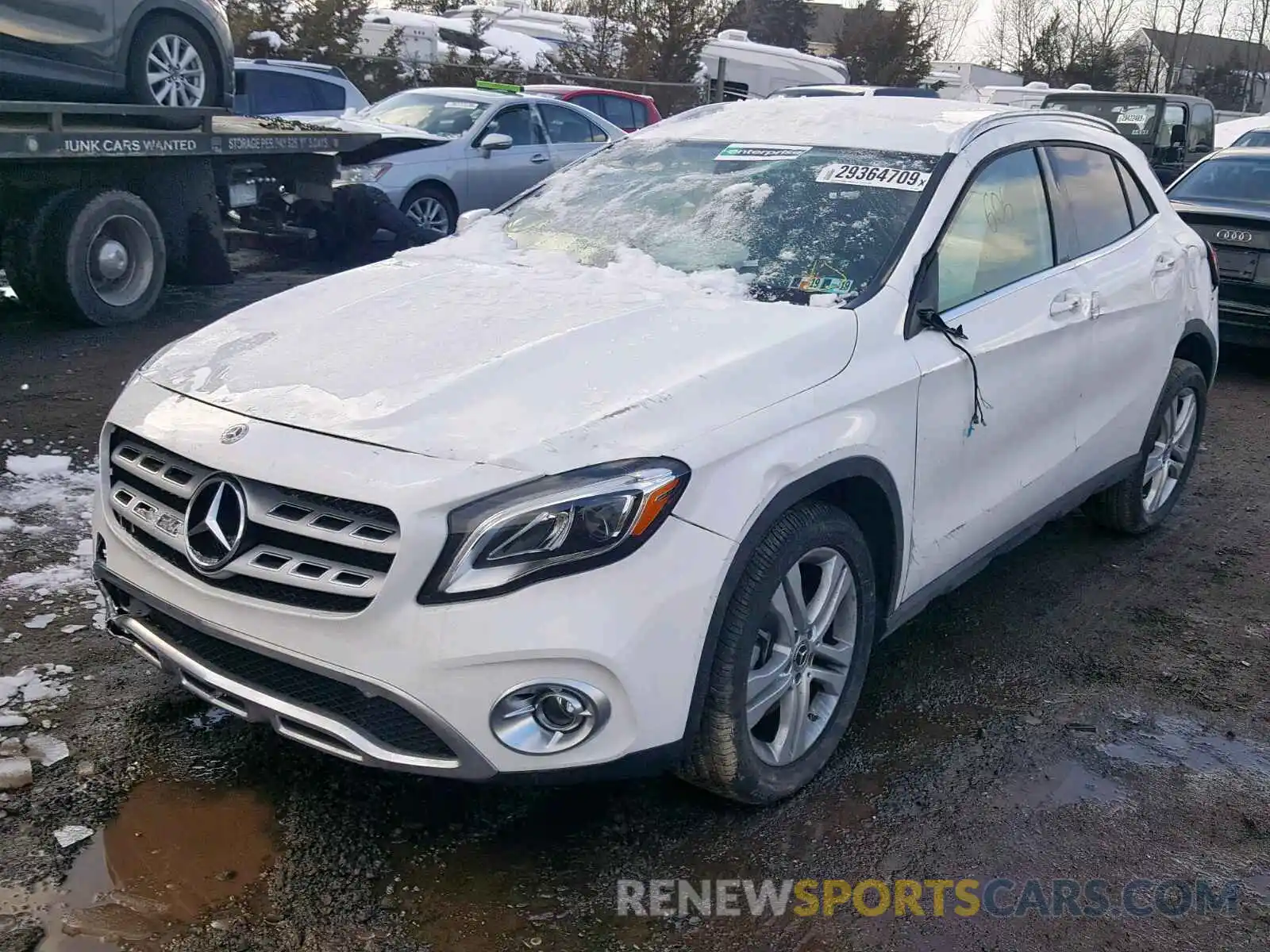 2 Photograph of a damaged car WDCTG4GB6KJ586038 MERCEDES-BENZ GLA 250 4M 2019