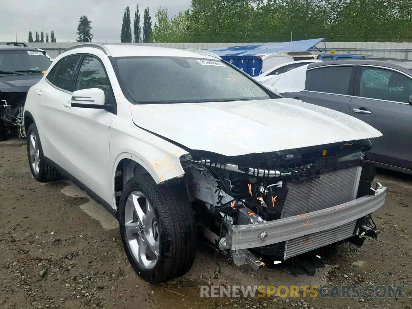 1 Photograph of a damaged car WDCTG4GB7KJ549483 MERCEDES-BENZ GLA 250 4M 2019