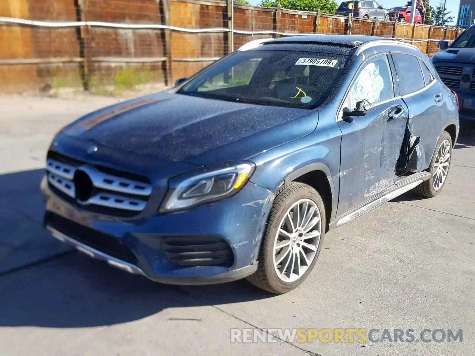 2 Photograph of a damaged car WDCTG4GB7KJ611318 MERCEDES-BENZ GLA 250 4M 2019