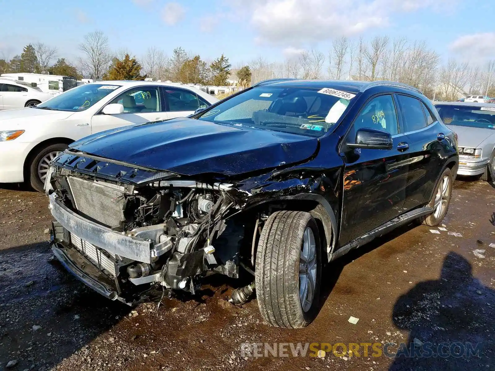 2 Photograph of a damaged car WDCTG4GBXKJ552118 MERCEDES-BENZ GLA 250 4M 2019