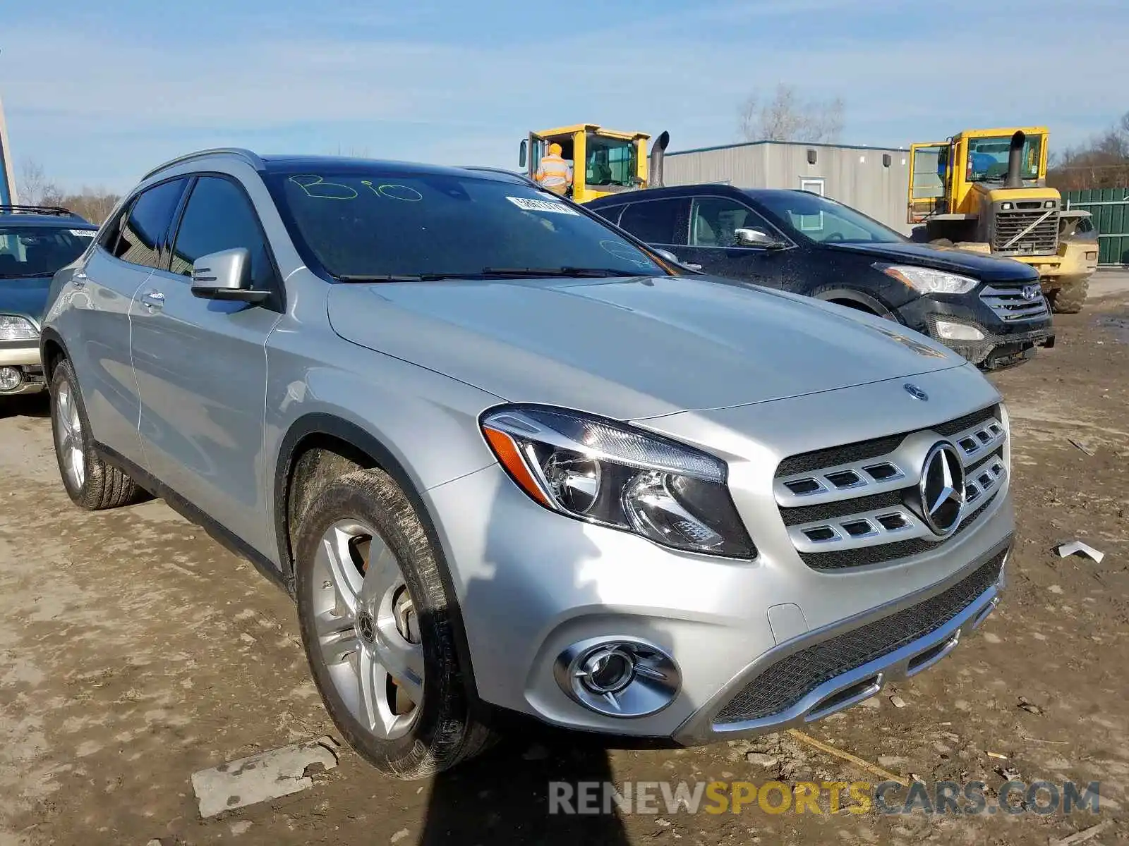 1 Photograph of a damaged car WDCTG4GBXKJ617050 MERCEDES-BENZ GLA 250 4M 2019