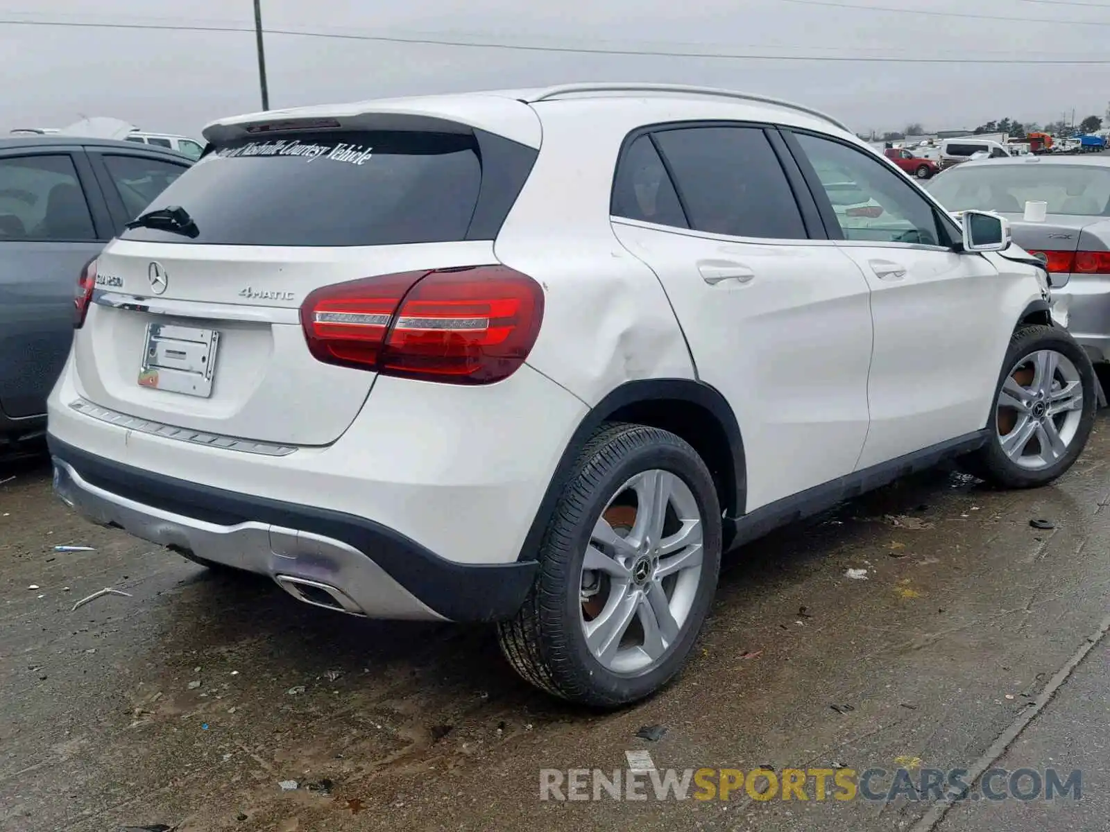 4 Фотография поврежденного автомобиля WDCTG4GBXKU000889 MERCEDES-BENZ GLA 250 4M 2019