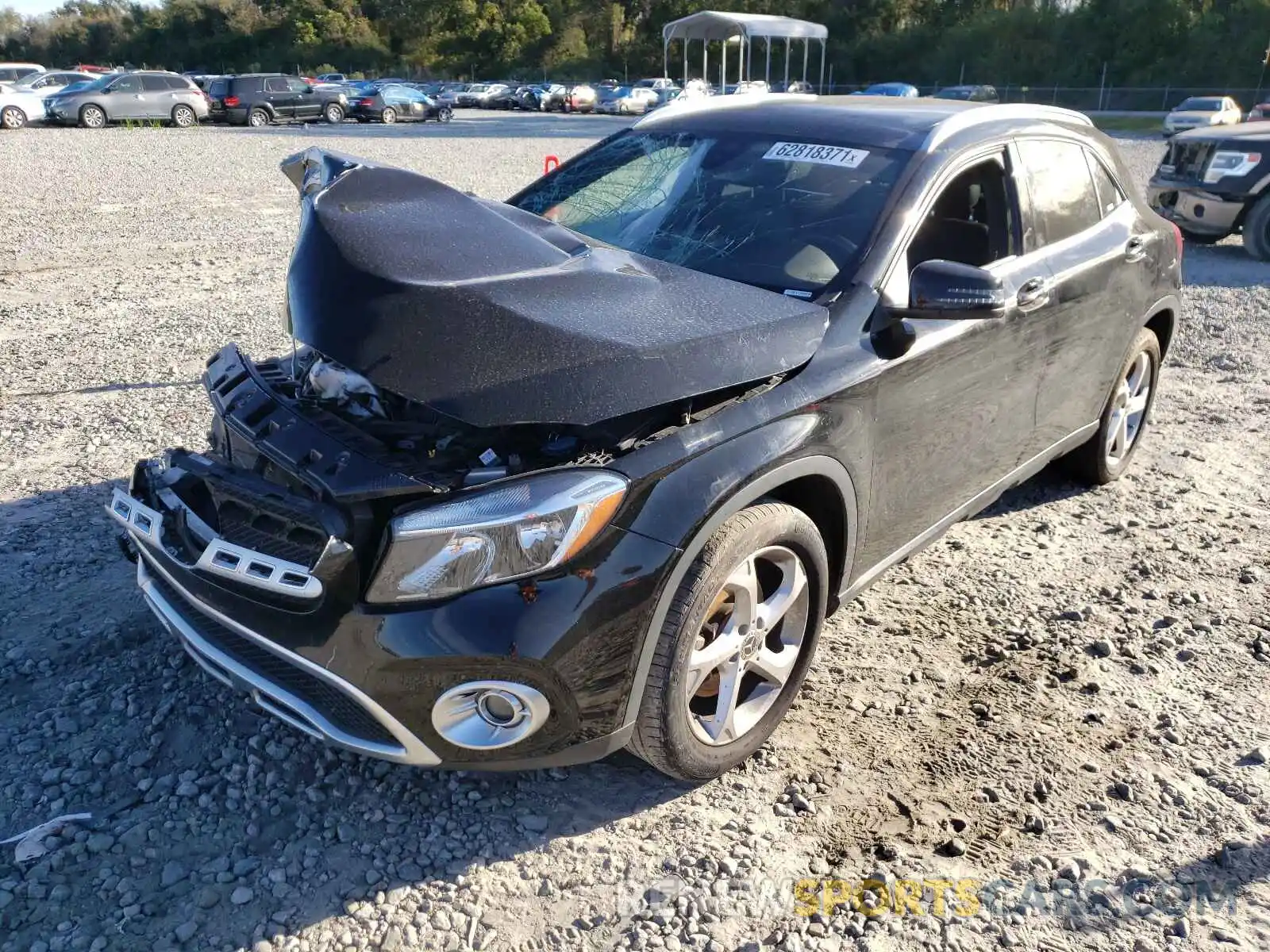 2 Photograph of a damaged car WDCTG4EB0KJ552793 MERCEDES-BENZ GLA-CLASS 2019