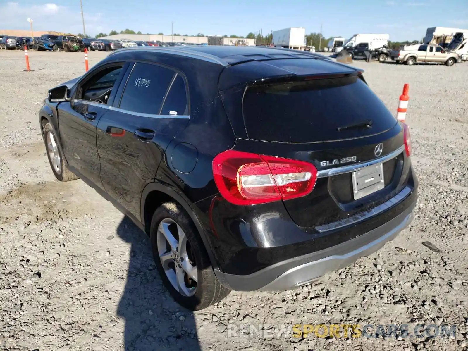 3 Photograph of a damaged car WDCTG4EB0KJ552793 MERCEDES-BENZ GLA-CLASS 2019