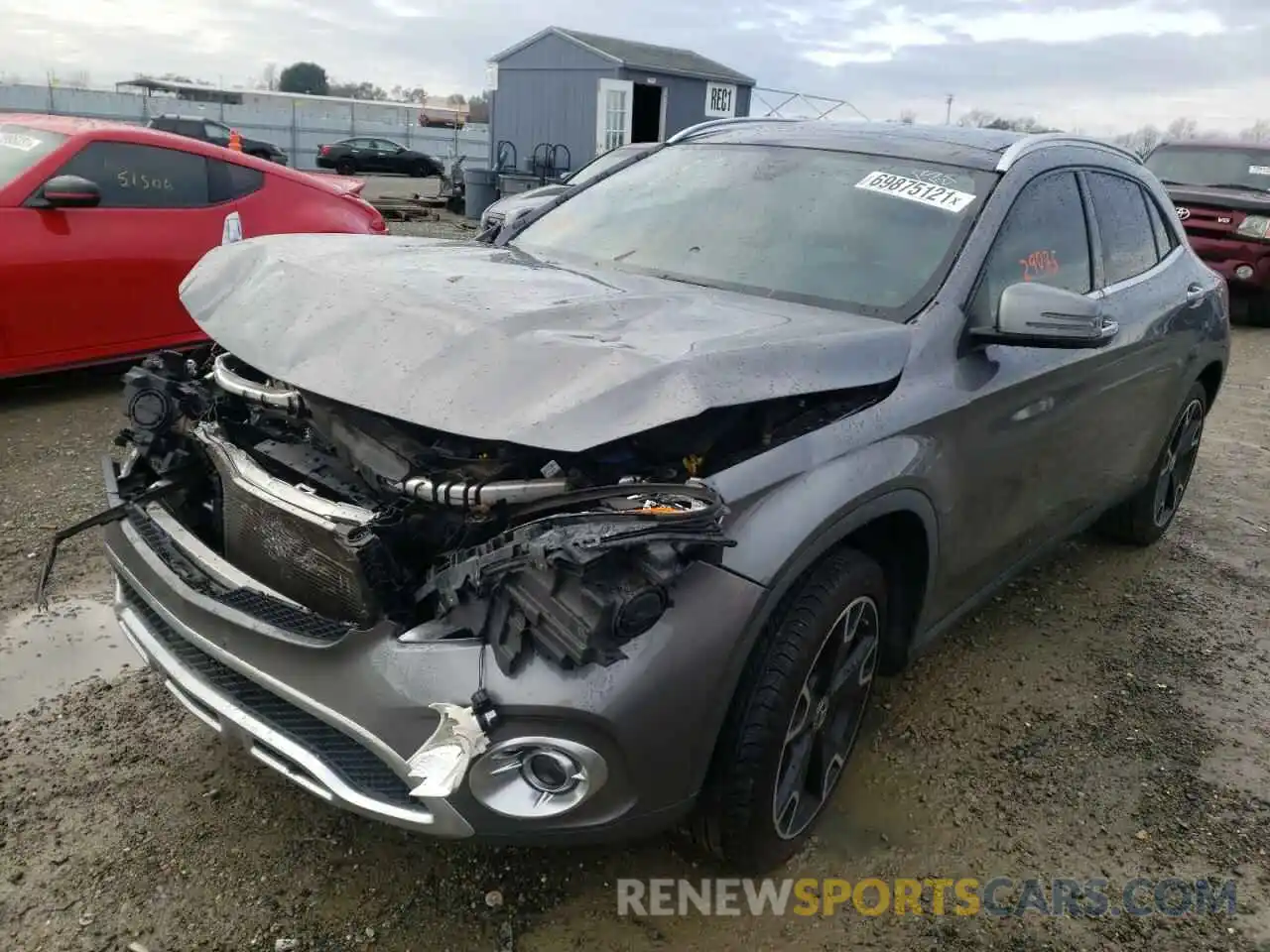 2 Photograph of a damaged car WDCTG4EB0KJ617190 MERCEDES-BENZ GLA-CLASS 2019