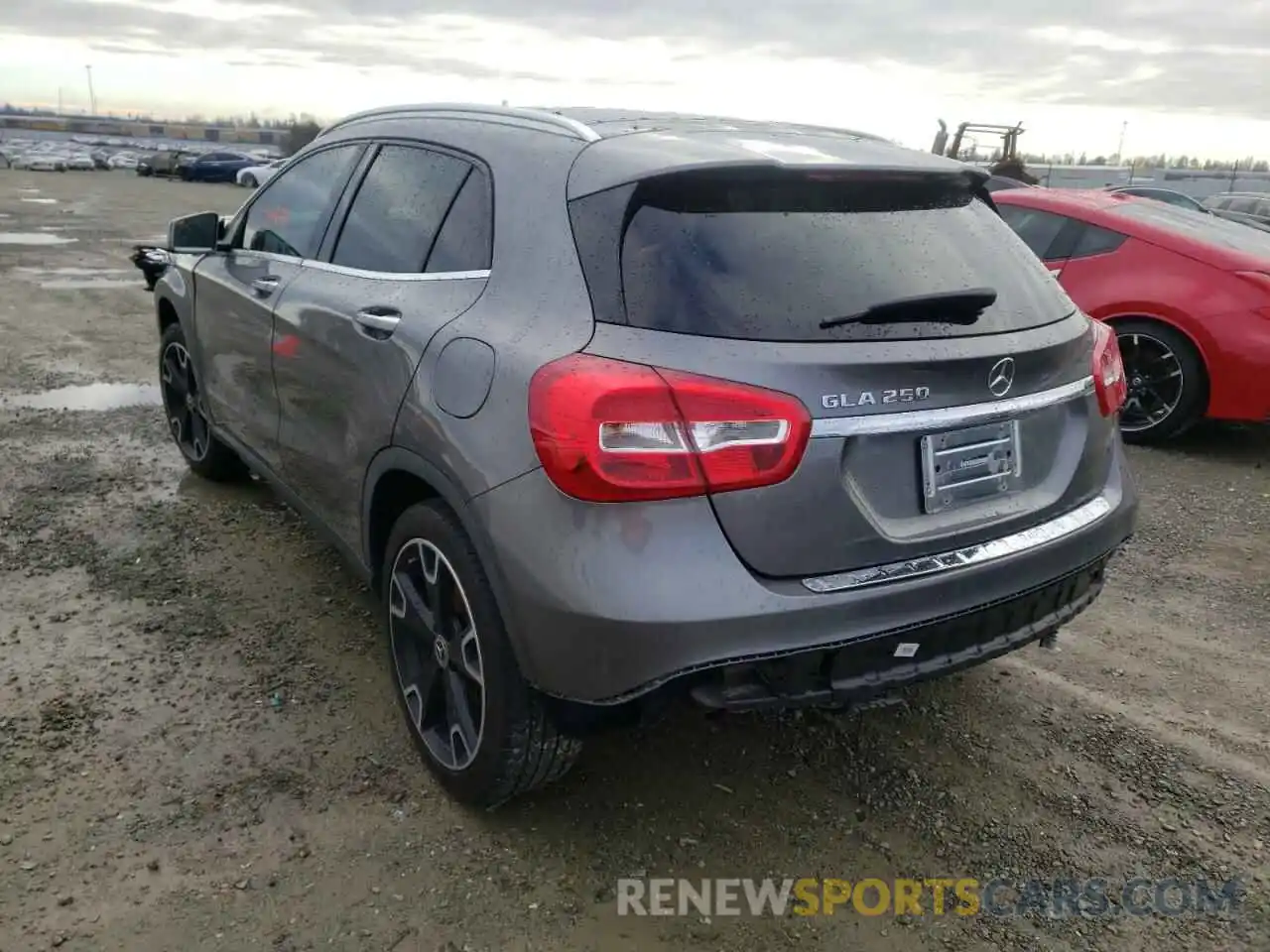 3 Photograph of a damaged car WDCTG4EB0KJ617190 MERCEDES-BENZ GLA-CLASS 2019