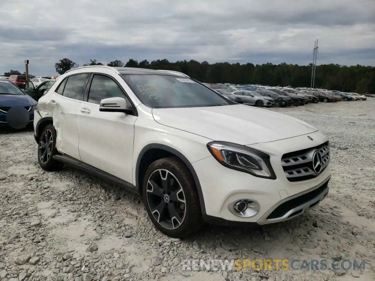 1 Photograph of a damaged car WDCTG4EB0KU007465 MERCEDES-BENZ GLA-CLASS 2019