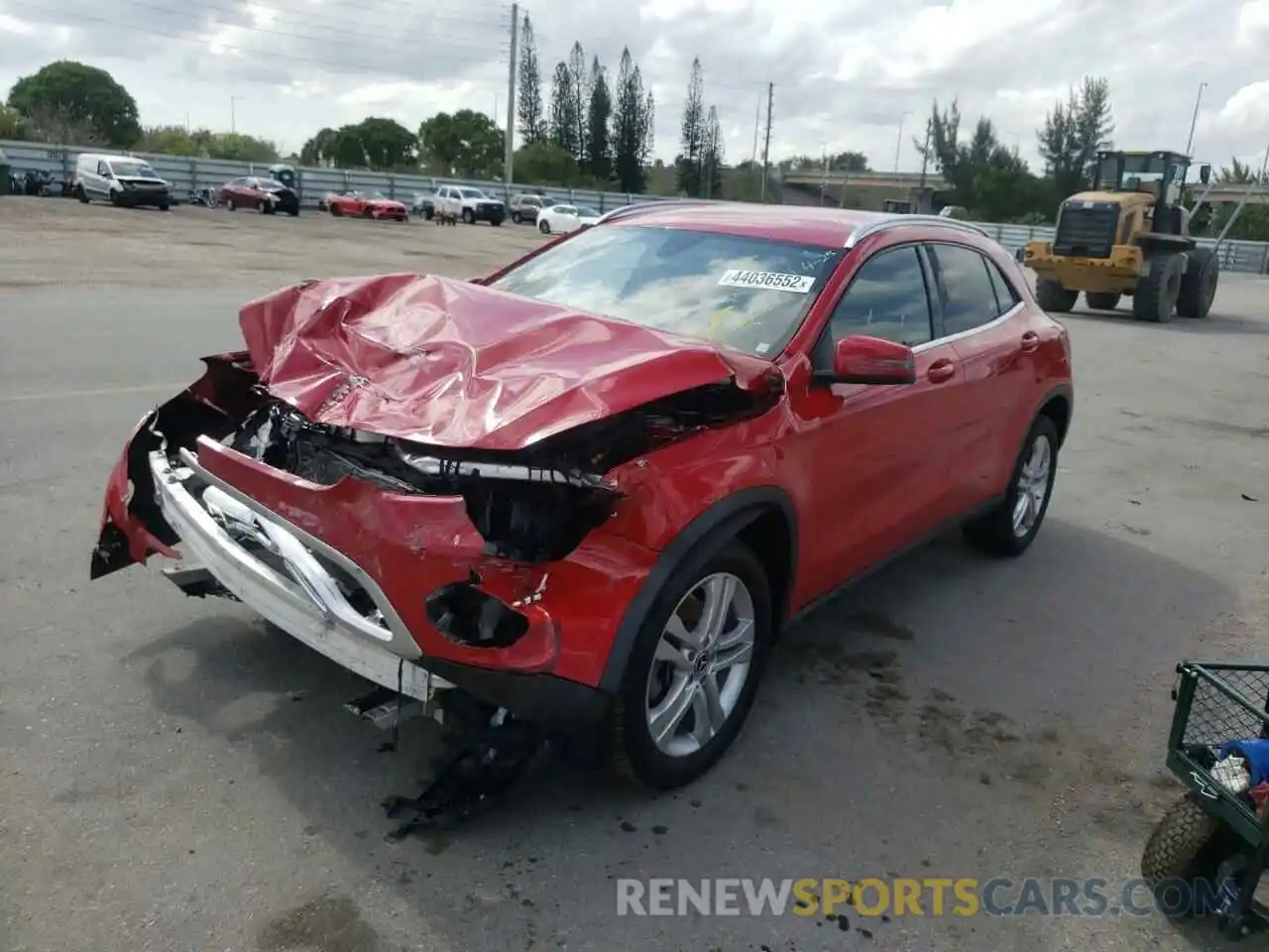 2 Photograph of a damaged car WDCTG4EB0KU018577 MERCEDES-BENZ GLA-CLASS 2019