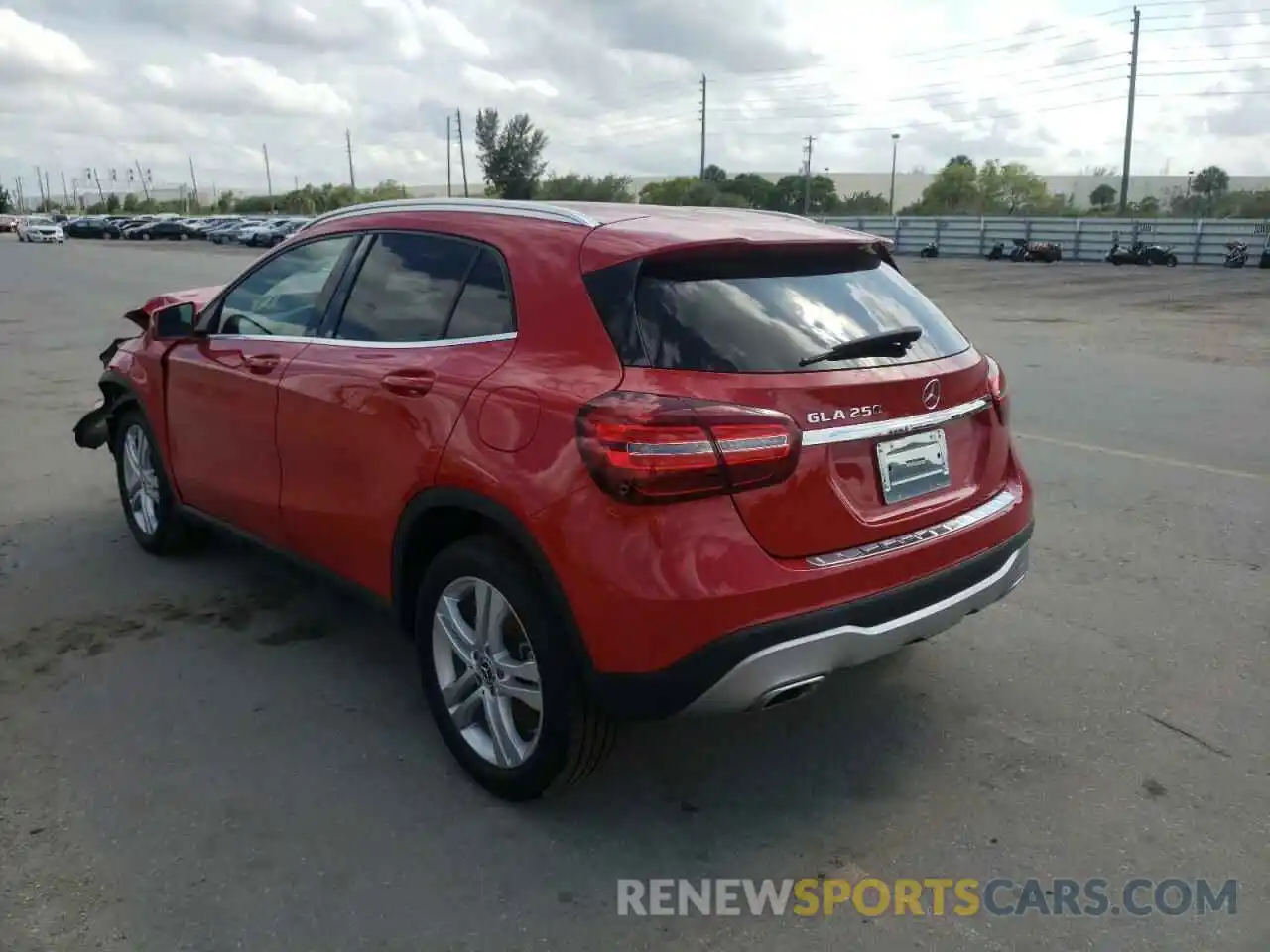 3 Photograph of a damaged car WDCTG4EB0KU018577 MERCEDES-BENZ GLA-CLASS 2019