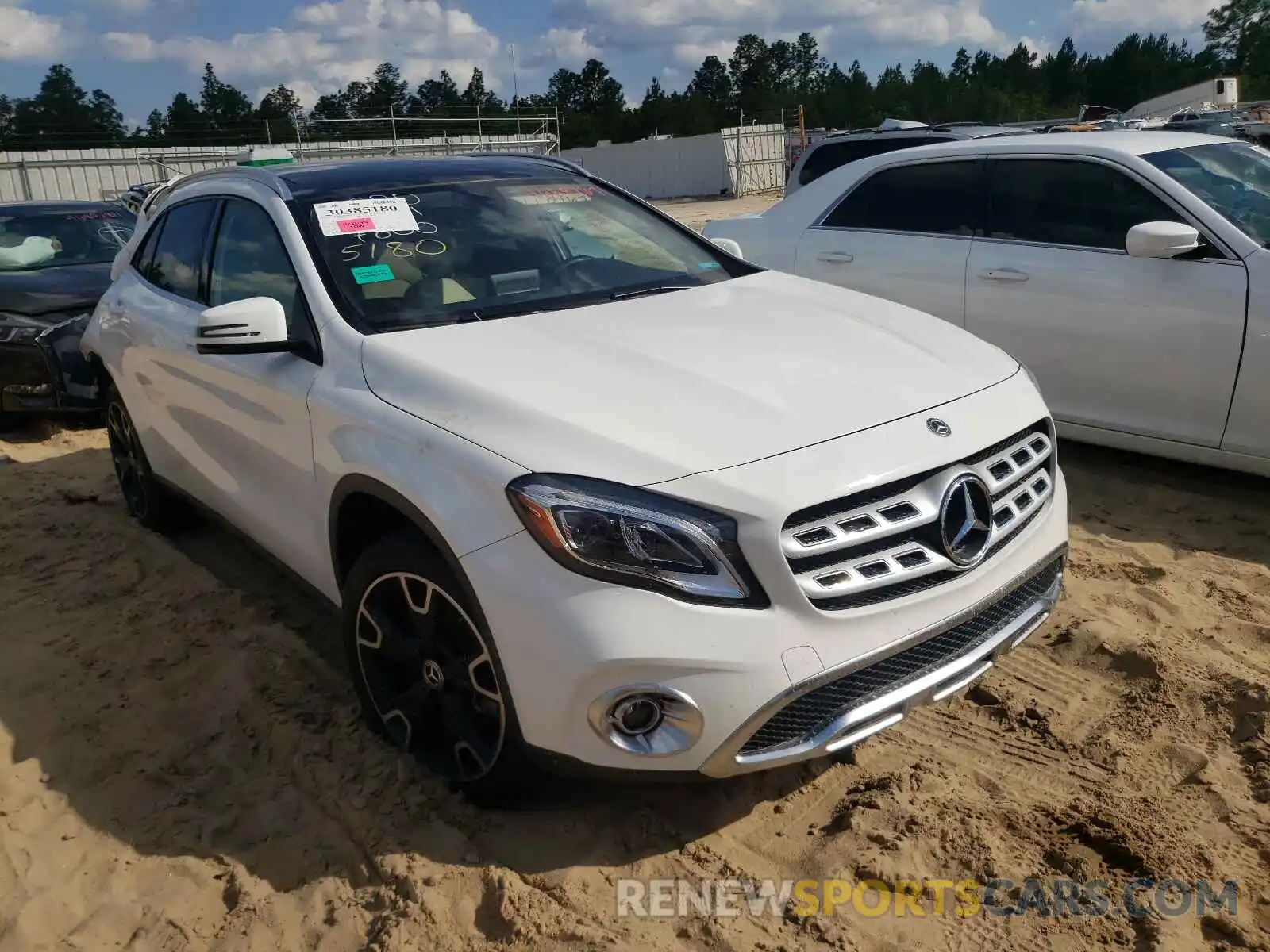 1 Photograph of a damaged car WDCTG4EB1KJ547800 MERCEDES-BENZ GLA-CLASS 2019