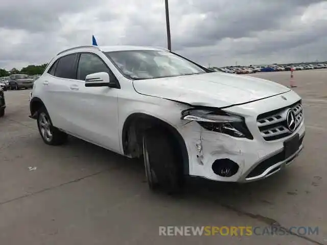 1 Photograph of a damaged car WDCTG4EB1KJ575757 MERCEDES-BENZ GLA-CLASS 2019