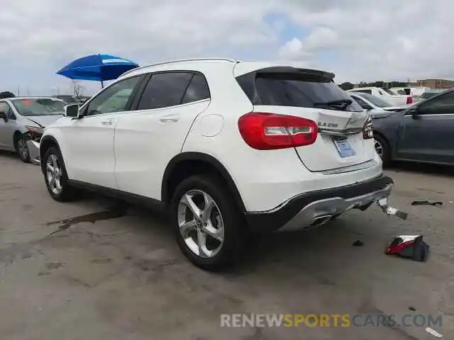 3 Photograph of a damaged car WDCTG4EB1KJ575757 MERCEDES-BENZ GLA-CLASS 2019