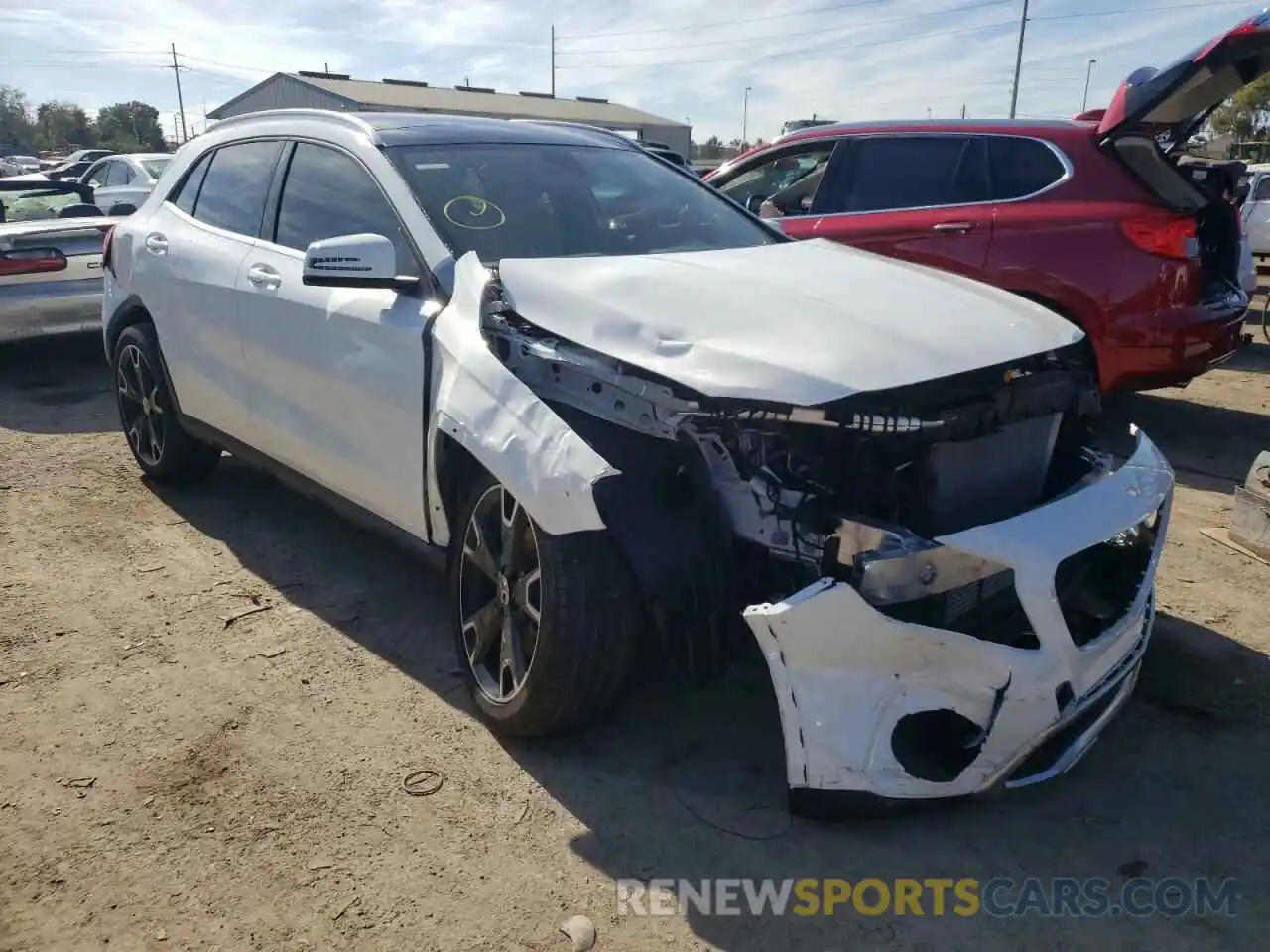 1 Photograph of a damaged car WDCTG4EB1KJ629803 MERCEDES-BENZ GLA-CLASS 2019