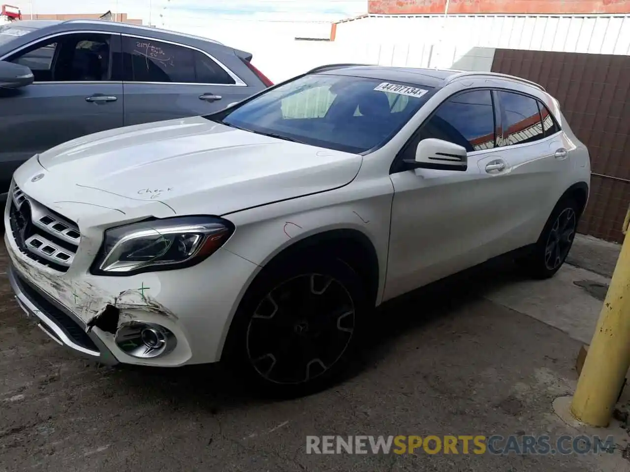 1 Photograph of a damaged car WDCTG4EB1KU001173 MERCEDES-BENZ GLA-CLASS 2019