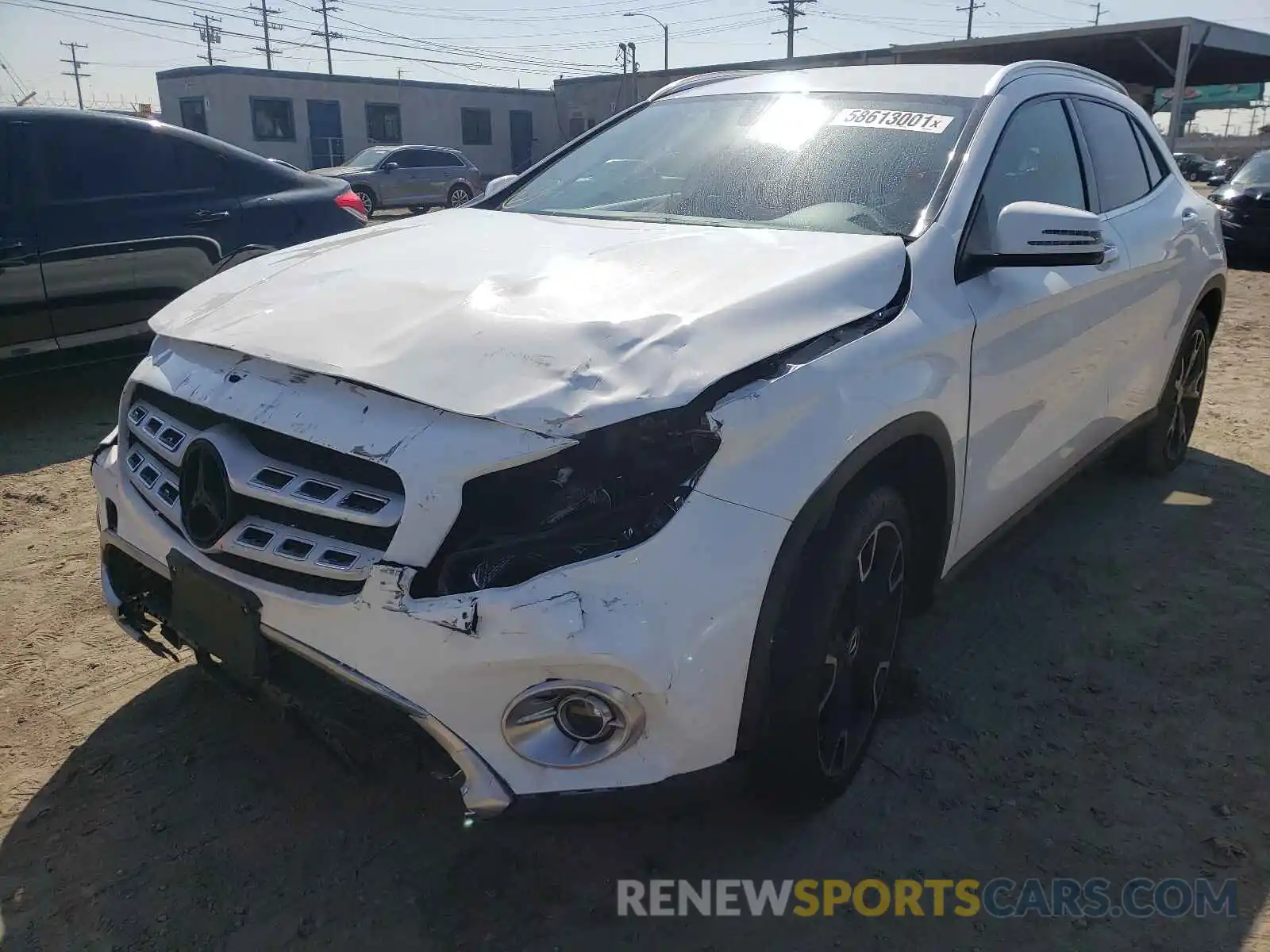 2 Photograph of a damaged car WDCTG4EB1KU008625 MERCEDES-BENZ GLA-CLASS 2019