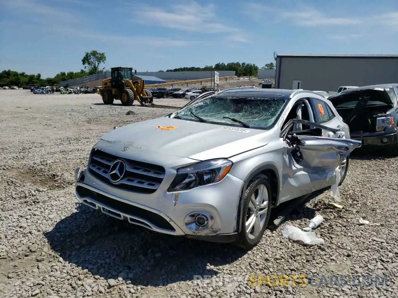 2 Photograph of a damaged car WDCTG4EB1KU009712 MERCEDES-BENZ GLA-CLASS 2019