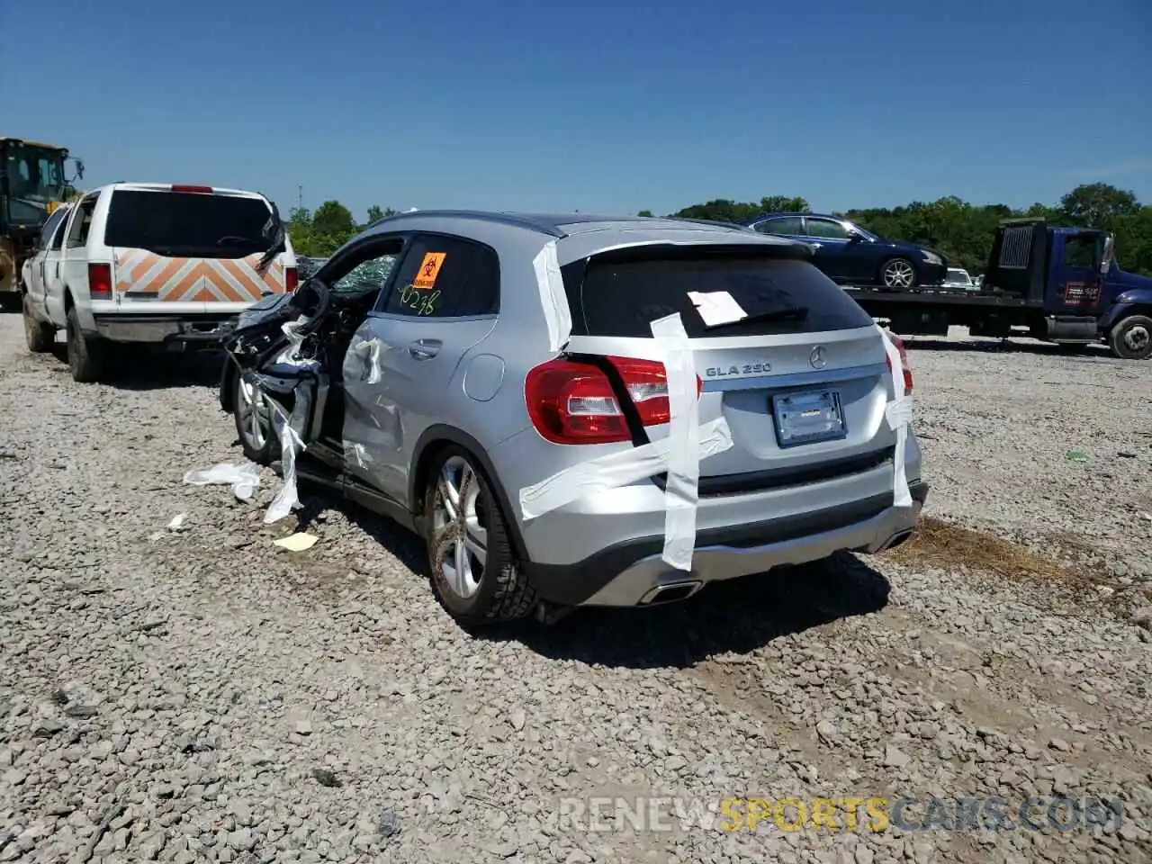 3 Photograph of a damaged car WDCTG4EB1KU009712 MERCEDES-BENZ GLA-CLASS 2019