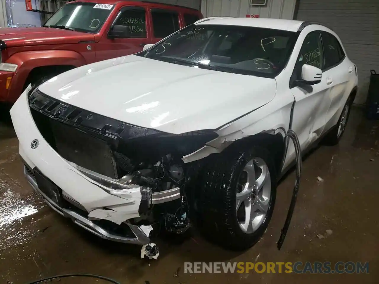 2 Photograph of a damaged car WDCTG4EB2KU008472 MERCEDES-BENZ GLA-CLASS 2019