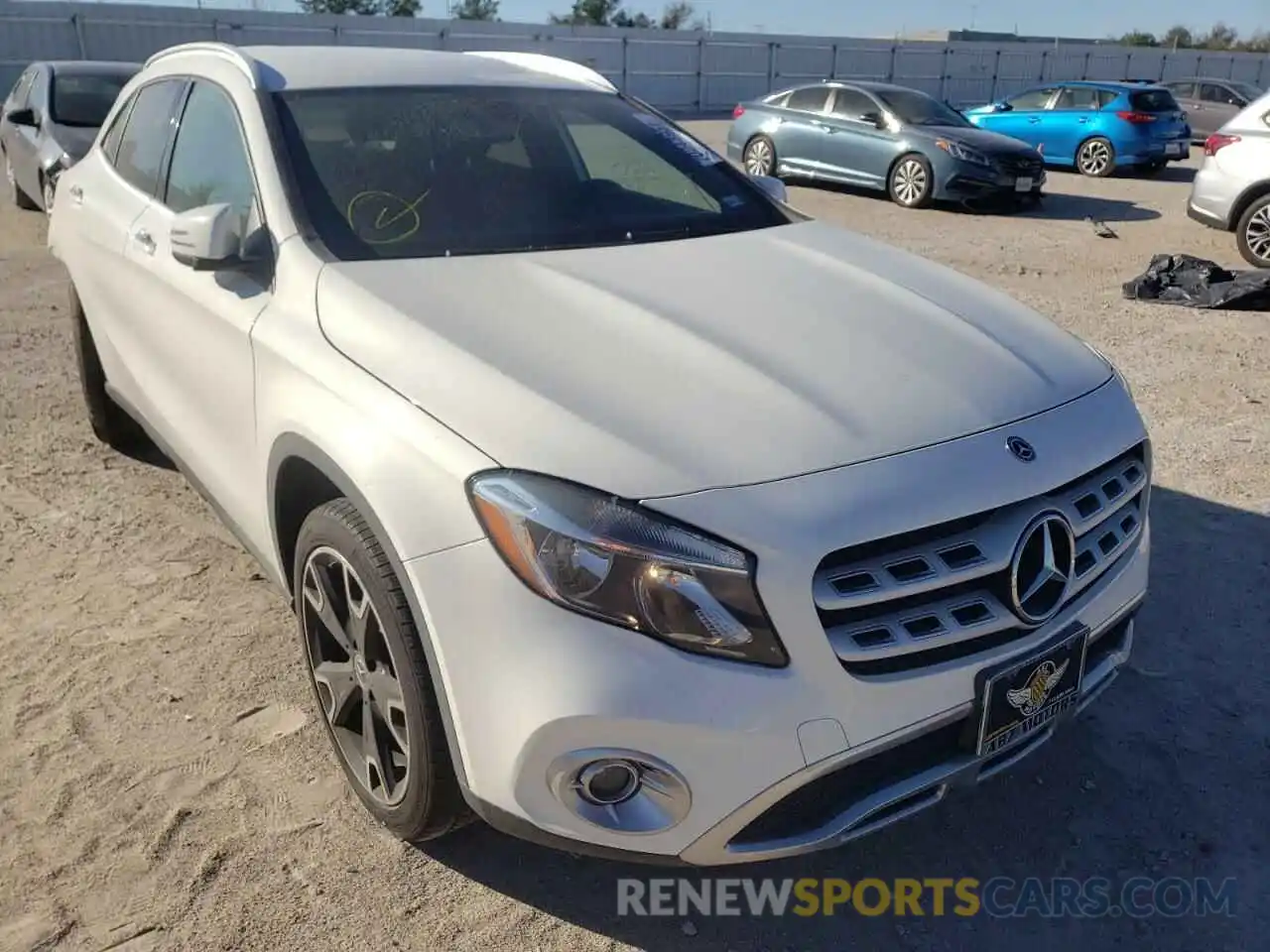 1 Photograph of a damaged car WDCTG4EB2KU010142 MERCEDES-BENZ GLA-CLASS 2019