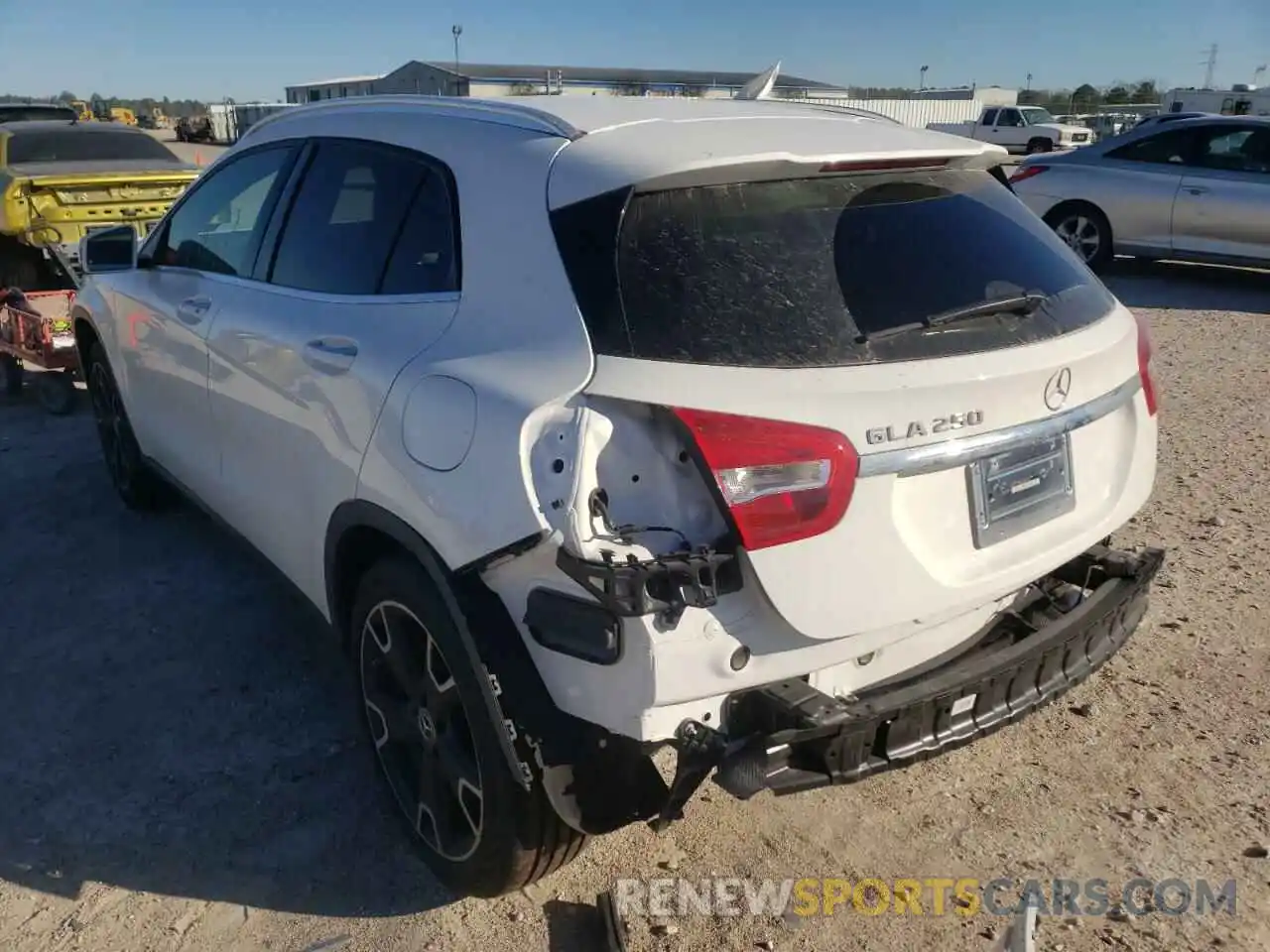 3 Photograph of a damaged car WDCTG4EB2KU010142 MERCEDES-BENZ GLA-CLASS 2019