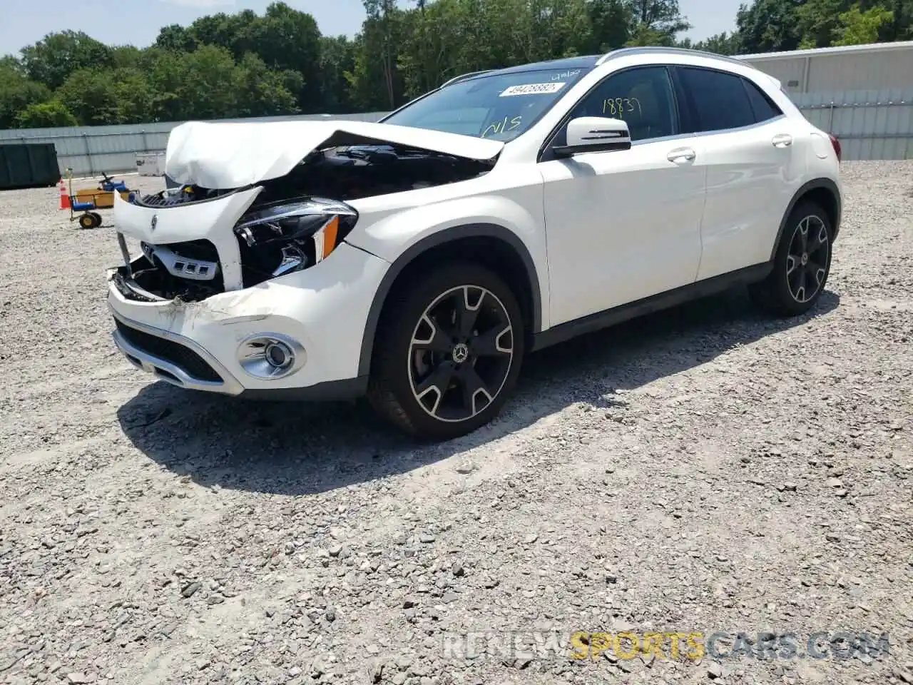 2 Photograph of a damaged car WDCTG4EB2KU013204 MERCEDES-BENZ GLA-CLASS 2019