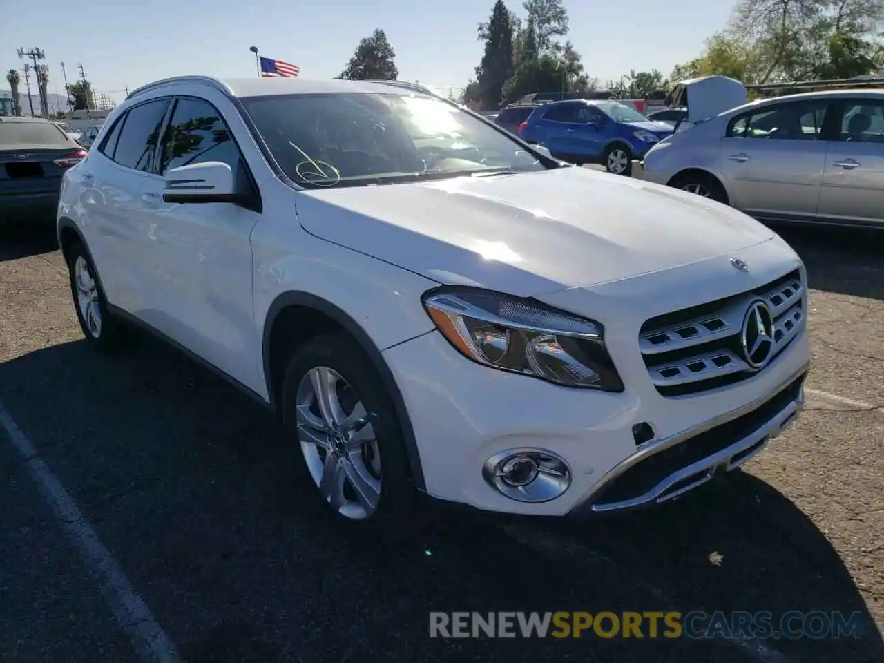 1 Photograph of a damaged car WDCTG4EB2KU015843 MERCEDES-BENZ GLA-CLASS 2019