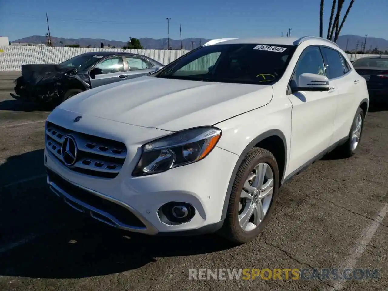 2 Photograph of a damaged car WDCTG4EB2KU015843 MERCEDES-BENZ GLA-CLASS 2019