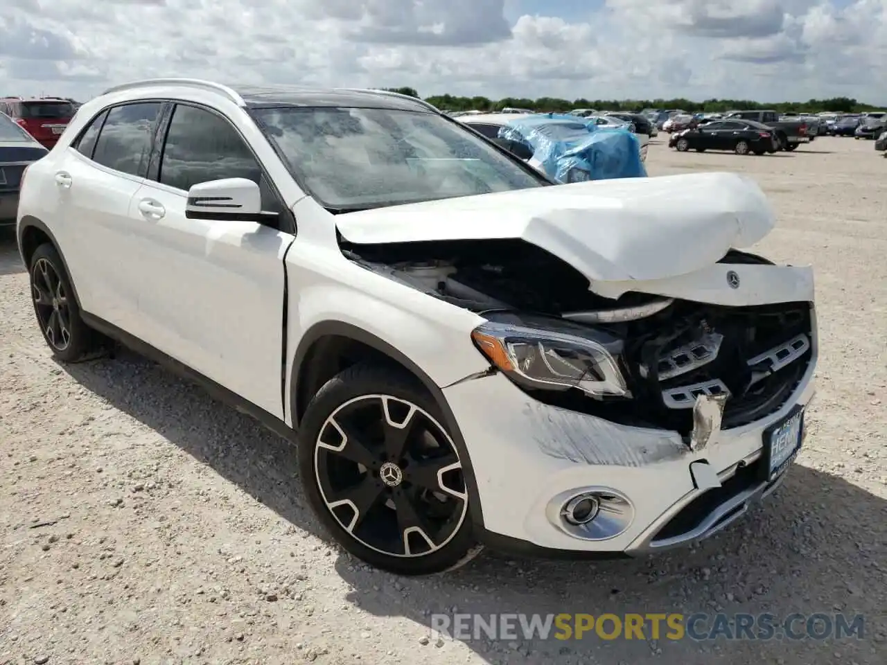 1 Photograph of a damaged car WDCTG4EB3KJ554019 MERCEDES-BENZ GLA-CLASS 2019