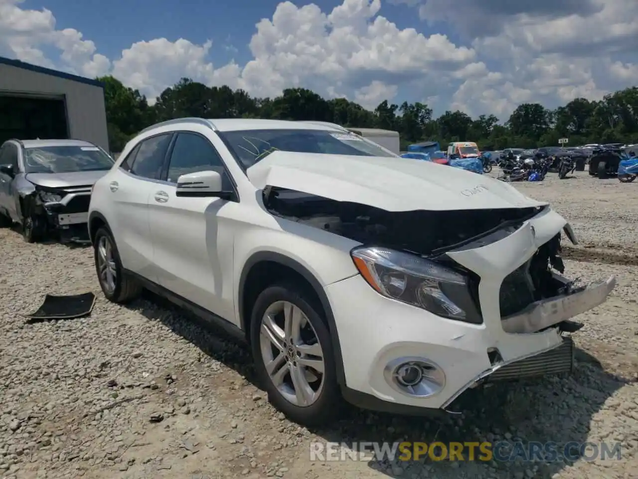 1 Photograph of a damaged car WDCTG4EB3KJ580314 MERCEDES-BENZ GLA-CLASS 2019