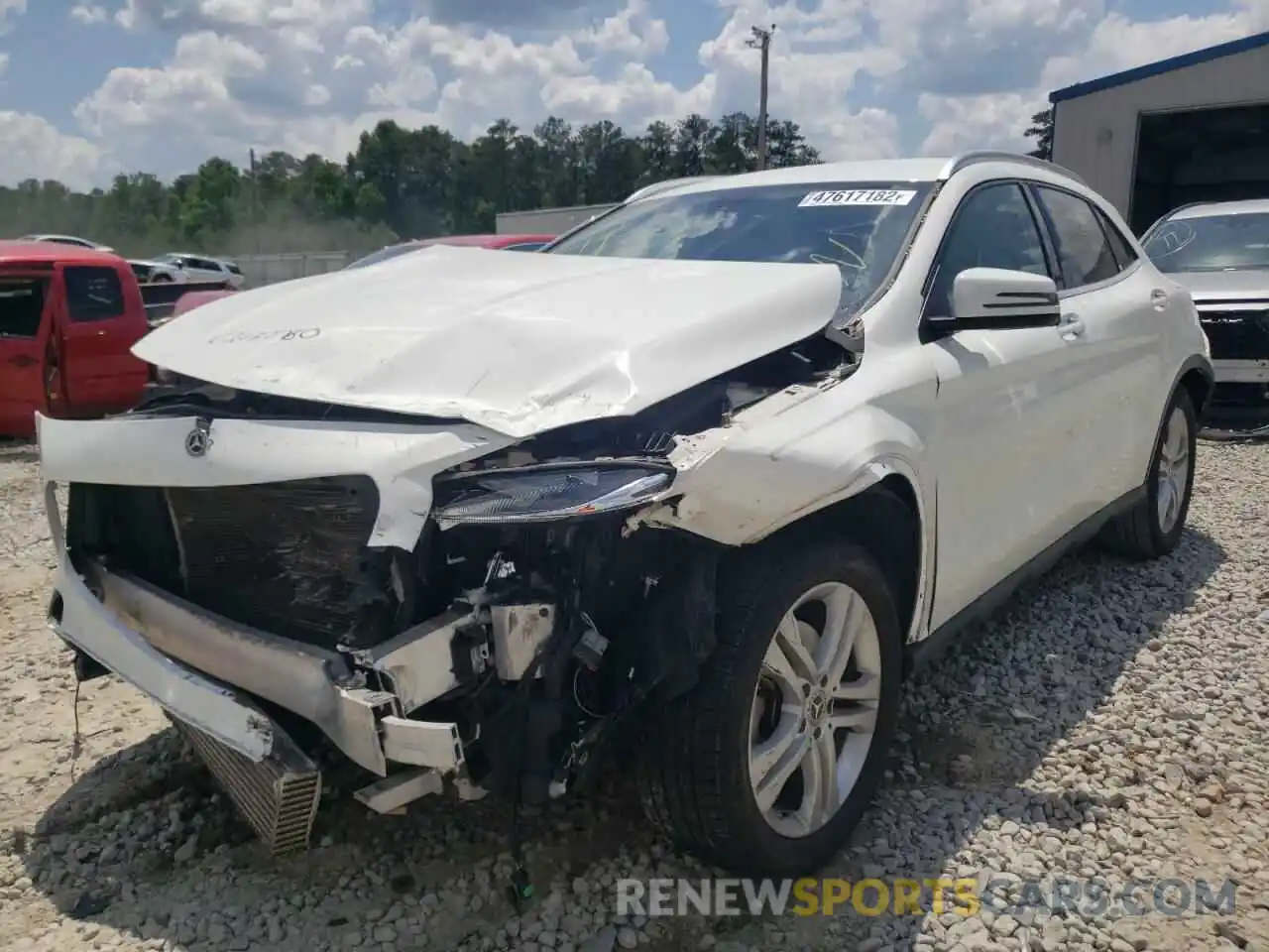 2 Photograph of a damaged car WDCTG4EB3KJ580314 MERCEDES-BENZ GLA-CLASS 2019