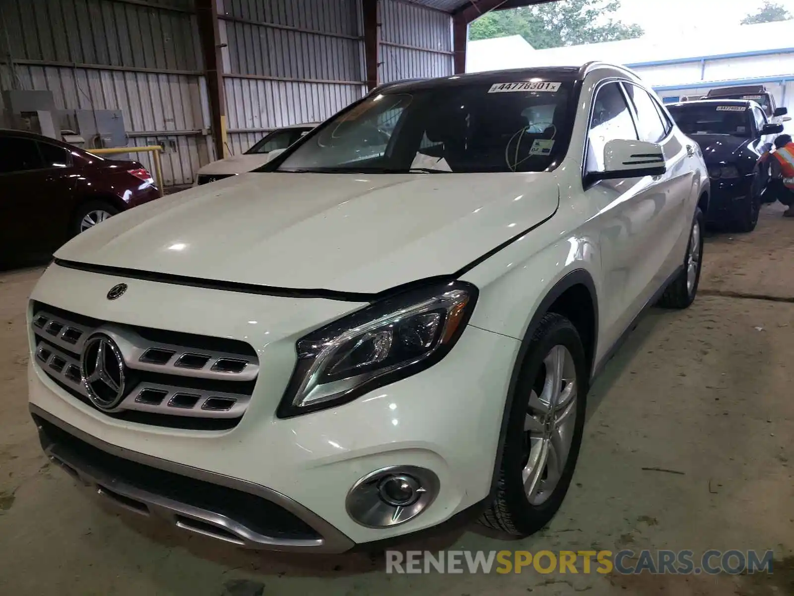 2 Photograph of a damaged car WDCTG4EB3KJ628720 MERCEDES-BENZ GLA-CLASS 2019