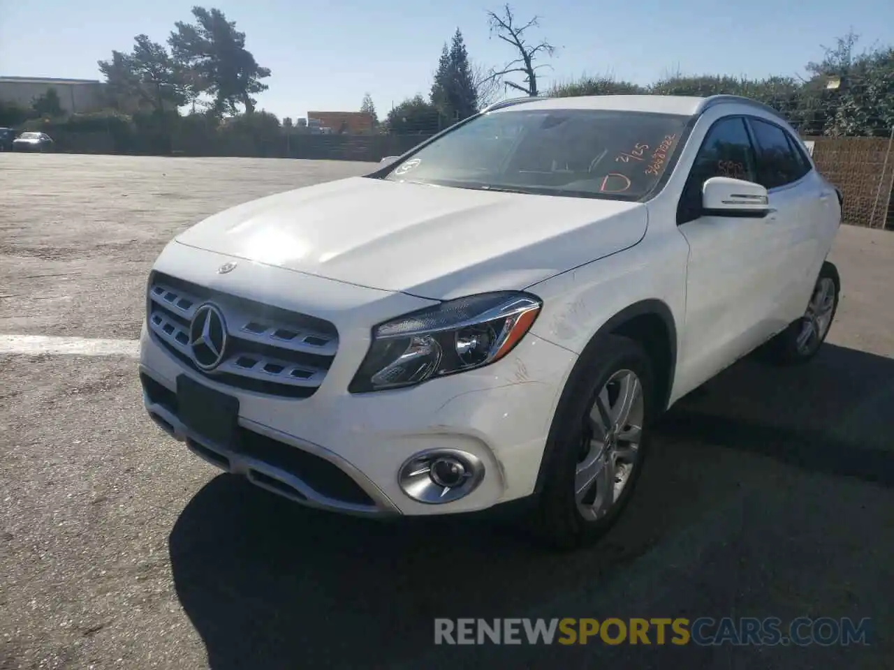 2 Photograph of a damaged car WDCTG4EB3KU002485 MERCEDES-BENZ GLA-CLASS 2019