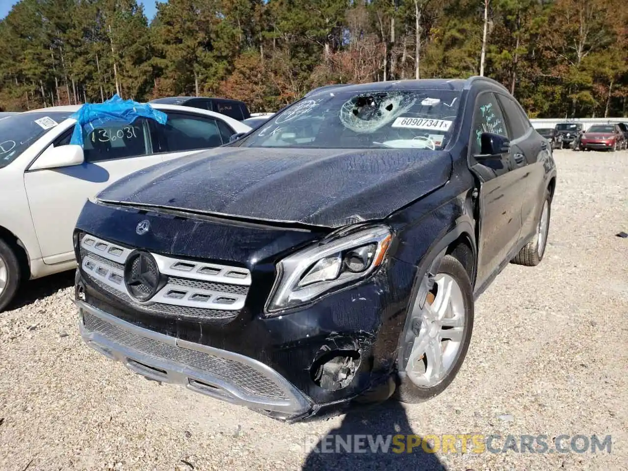 2 Photograph of a damaged car WDCTG4EB3KU015821 MERCEDES-BENZ GLA-CLASS 2019