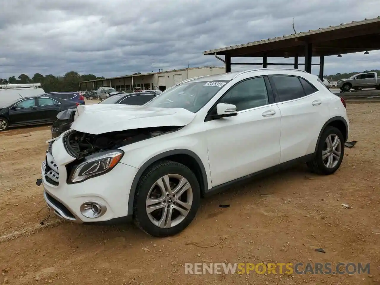 1 Photograph of a damaged car WDCTG4EB4KJ550030 MERCEDES-BENZ GLA-CLASS 2019