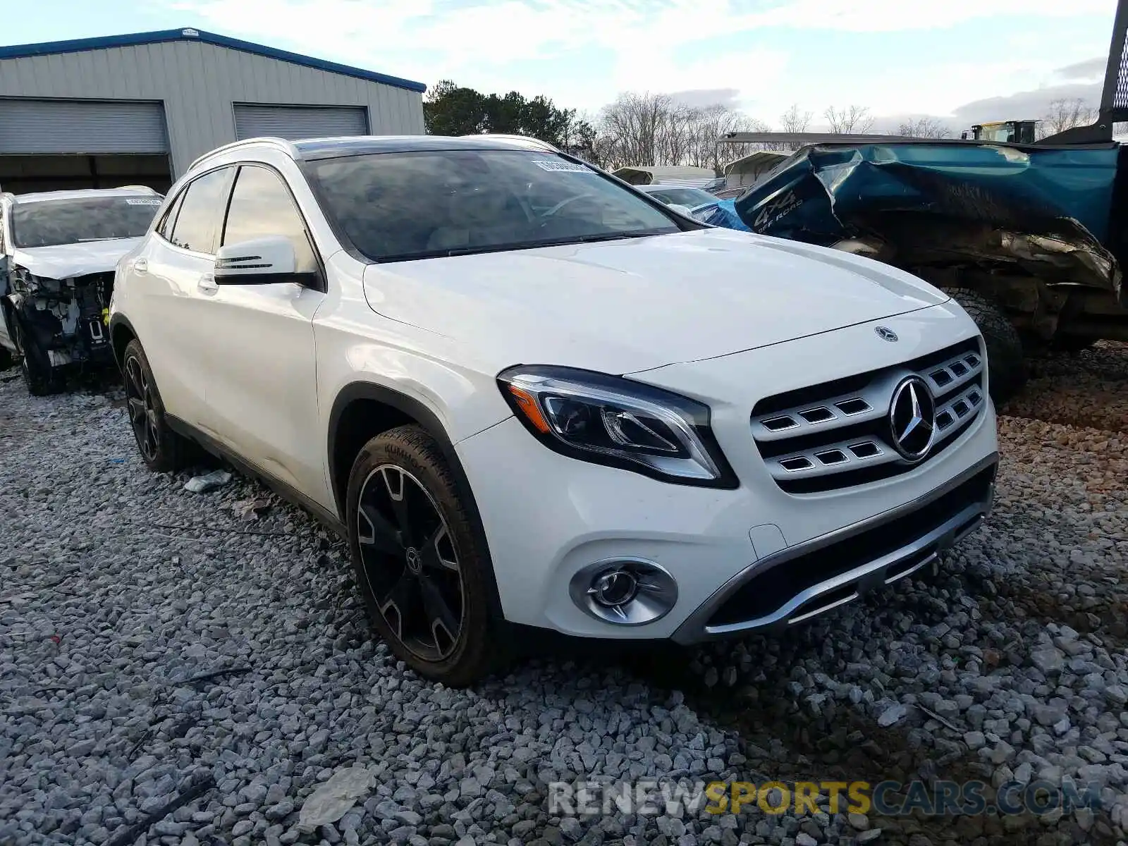 1 Photograph of a damaged car WDCTG4EB4KJ550433 MERCEDES-BENZ GLA-CLASS 2019